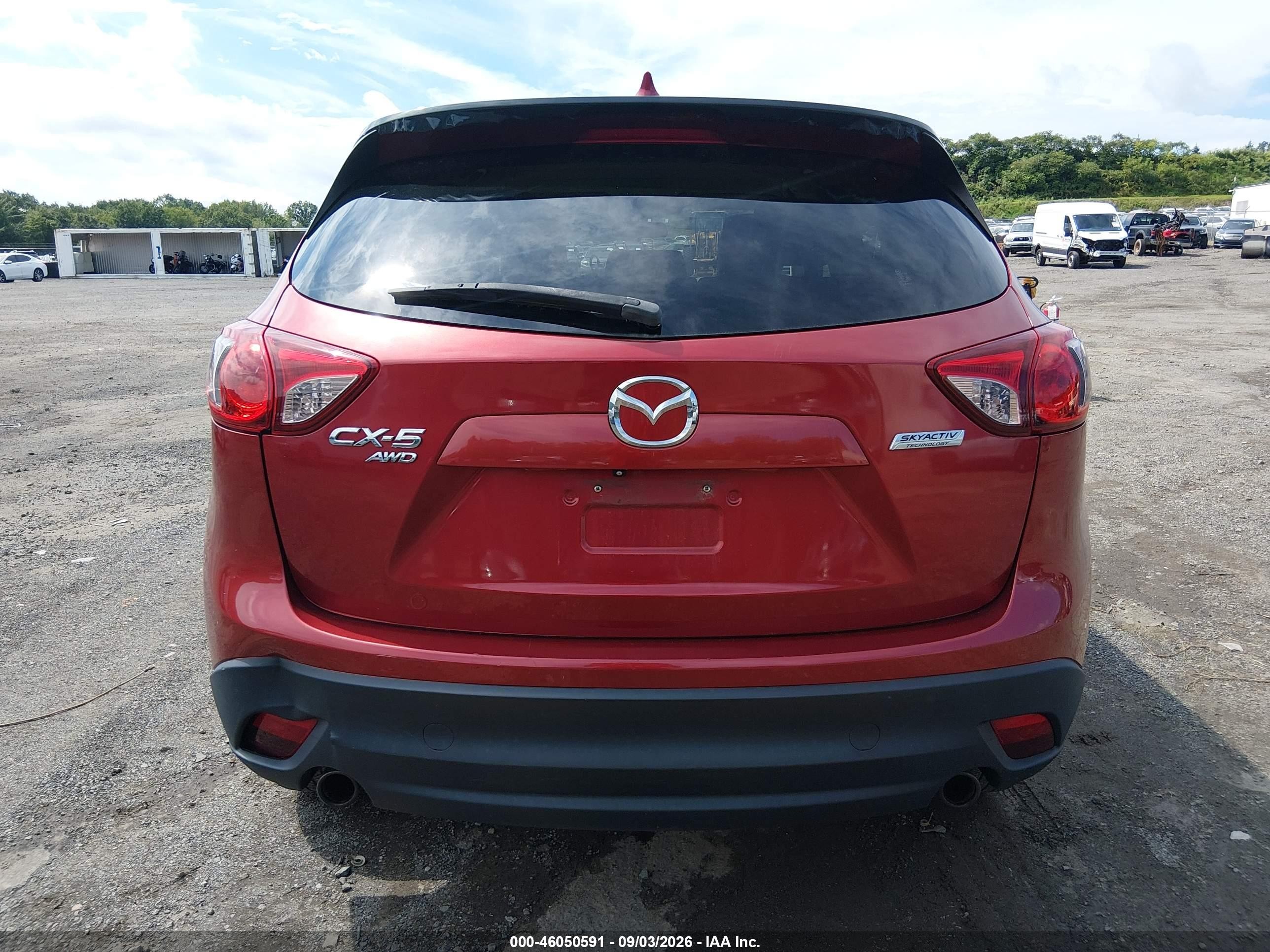 2013 Mazda Cx-5 Touring Red vin: JM3KE4CE9D0100605