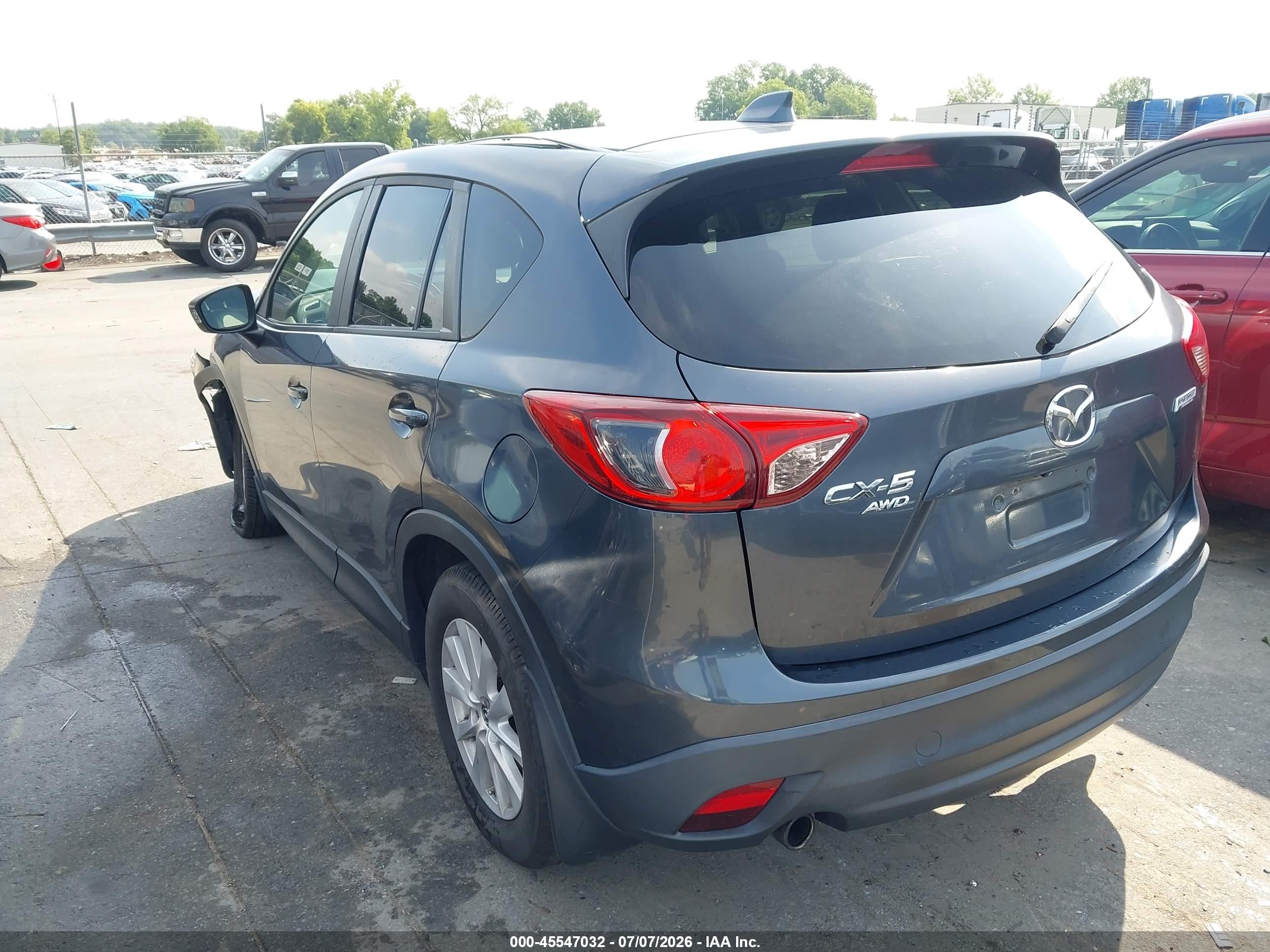 2013 Mazda Cx-5 Touring Gray vin: JM3KE4CEXD0126338