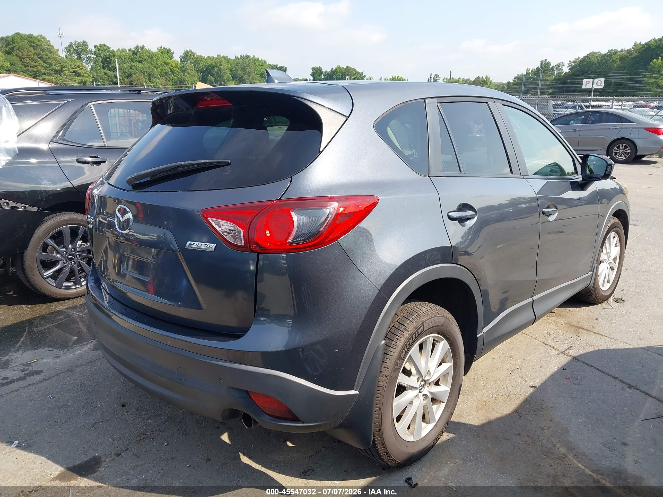 2013 Mazda Cx-5 Touring Gray vin: JM3KE4CEXD0126338
