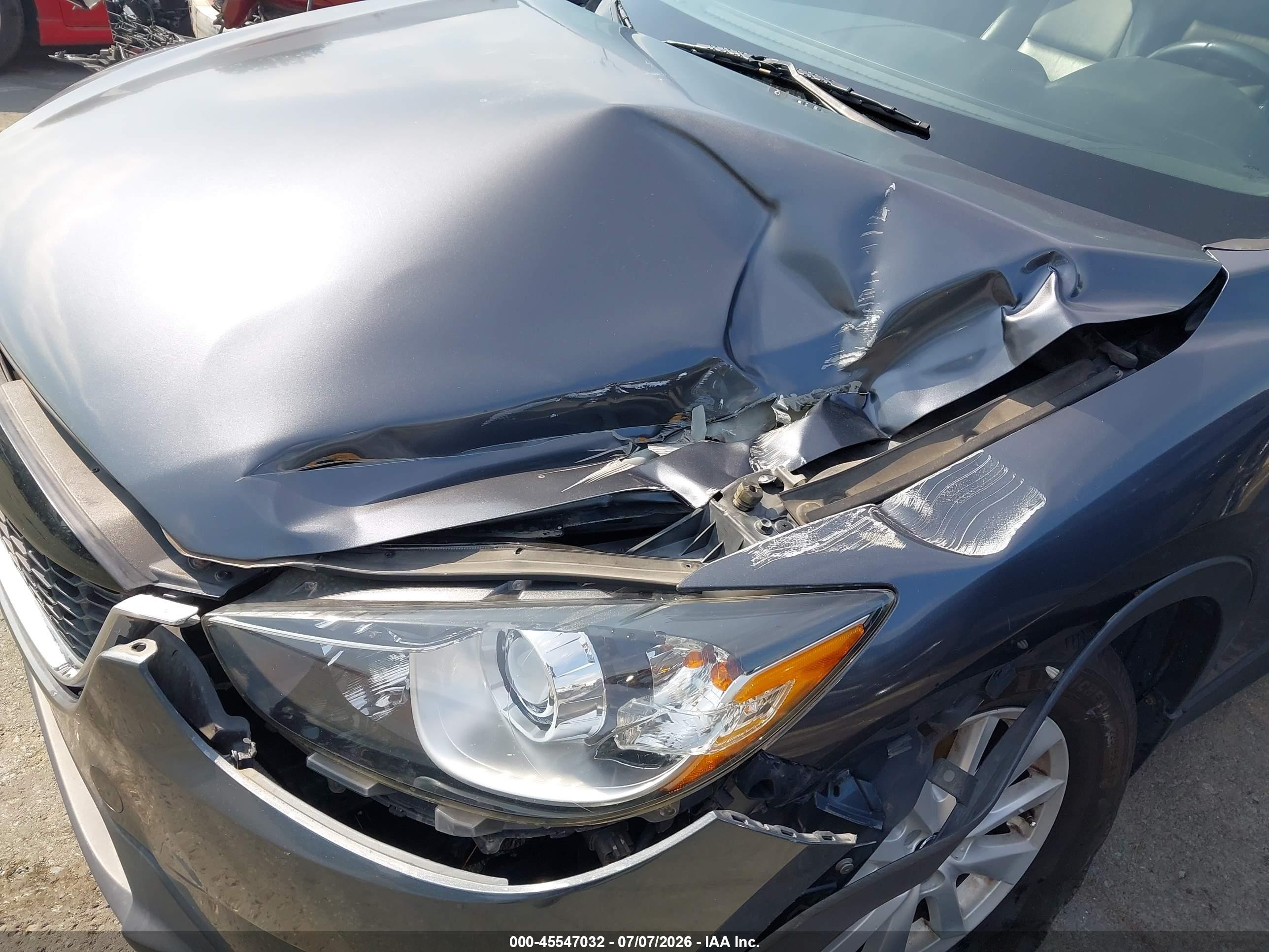 2013 Mazda Cx-5 Touring Gray vin: JM3KE4CEXD0126338
