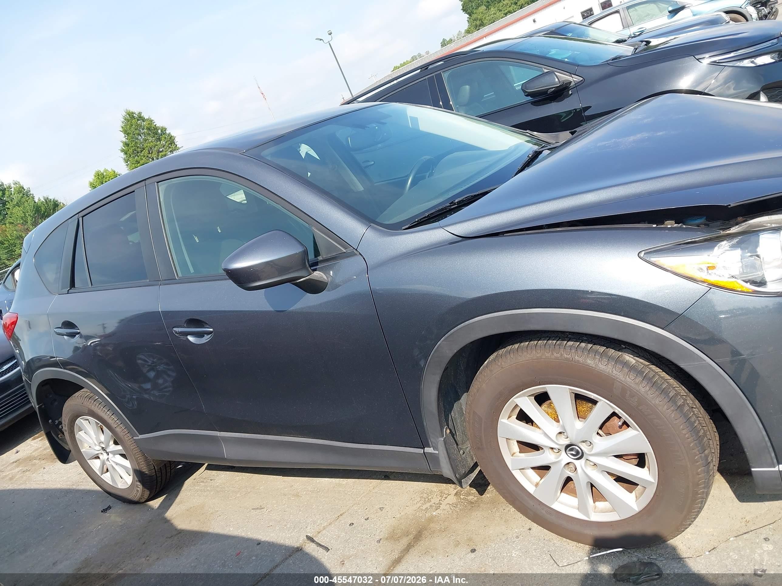 2013 Mazda Cx-5 Touring Gray vin: JM3KE4CEXD0126338