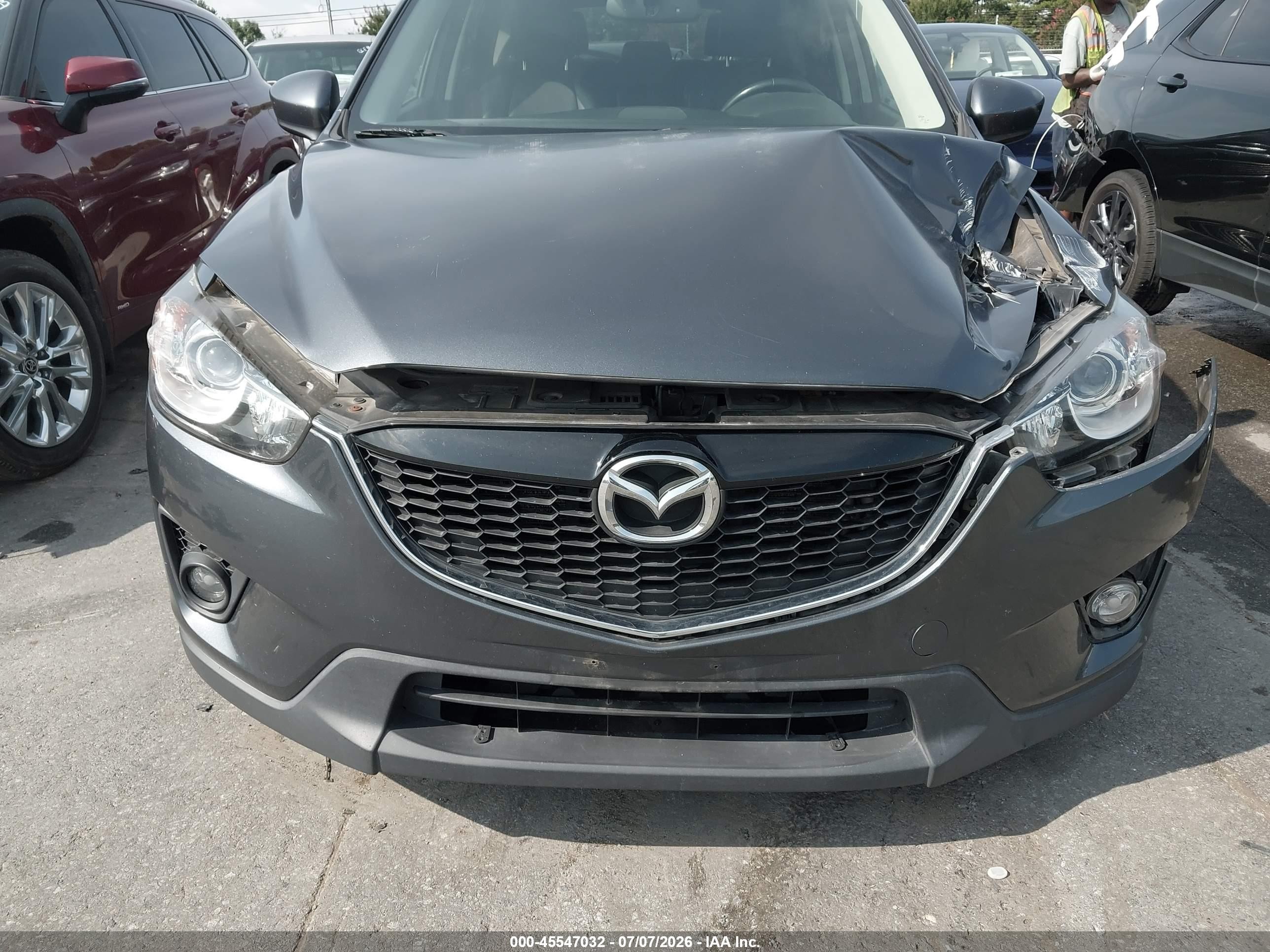 2013 Mazda Cx-5 Touring Gray vin: JM3KE4CEXD0126338