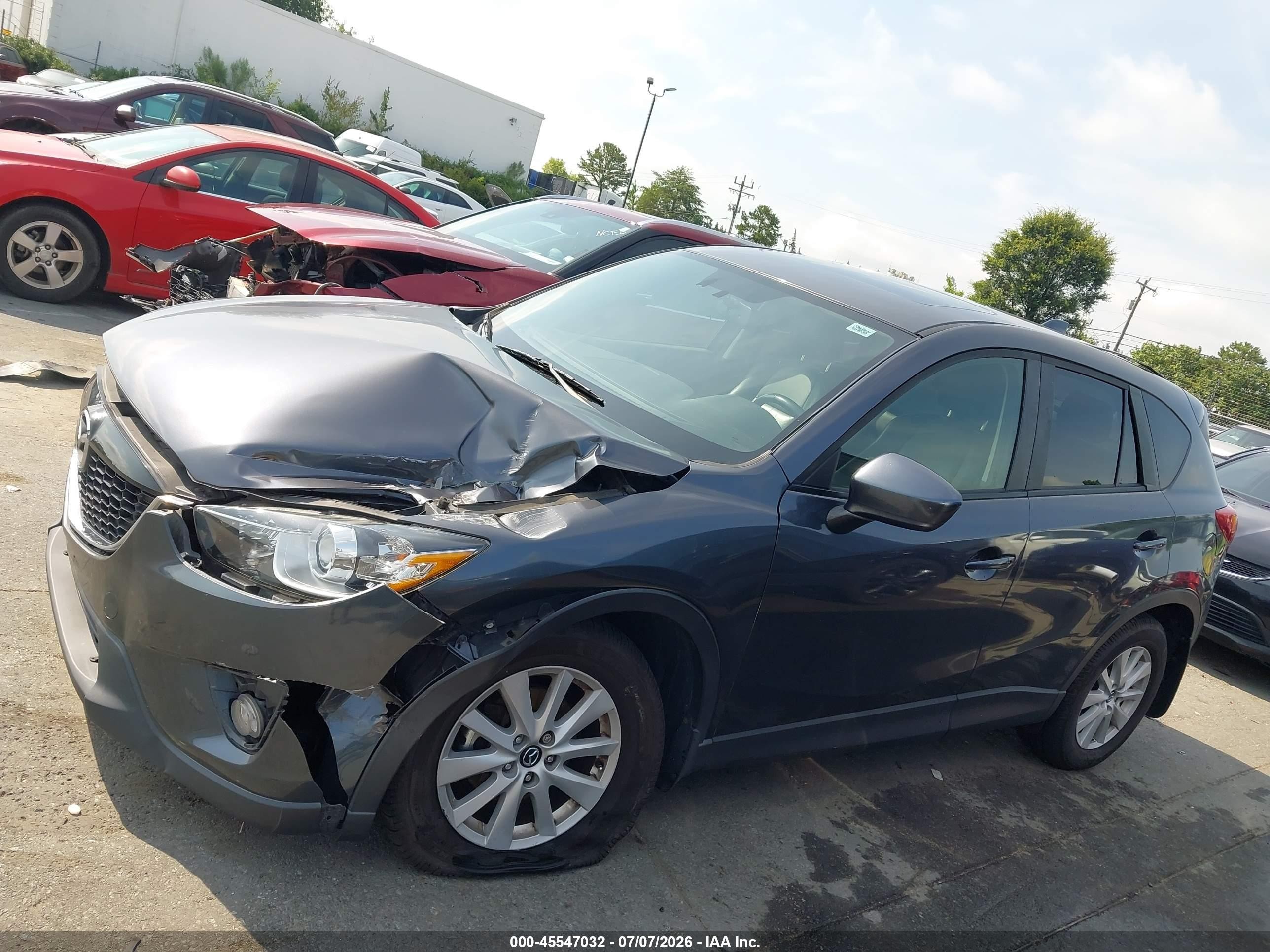 2013 Mazda Cx-5 Touring Gray vin: JM3KE4CEXD0126338