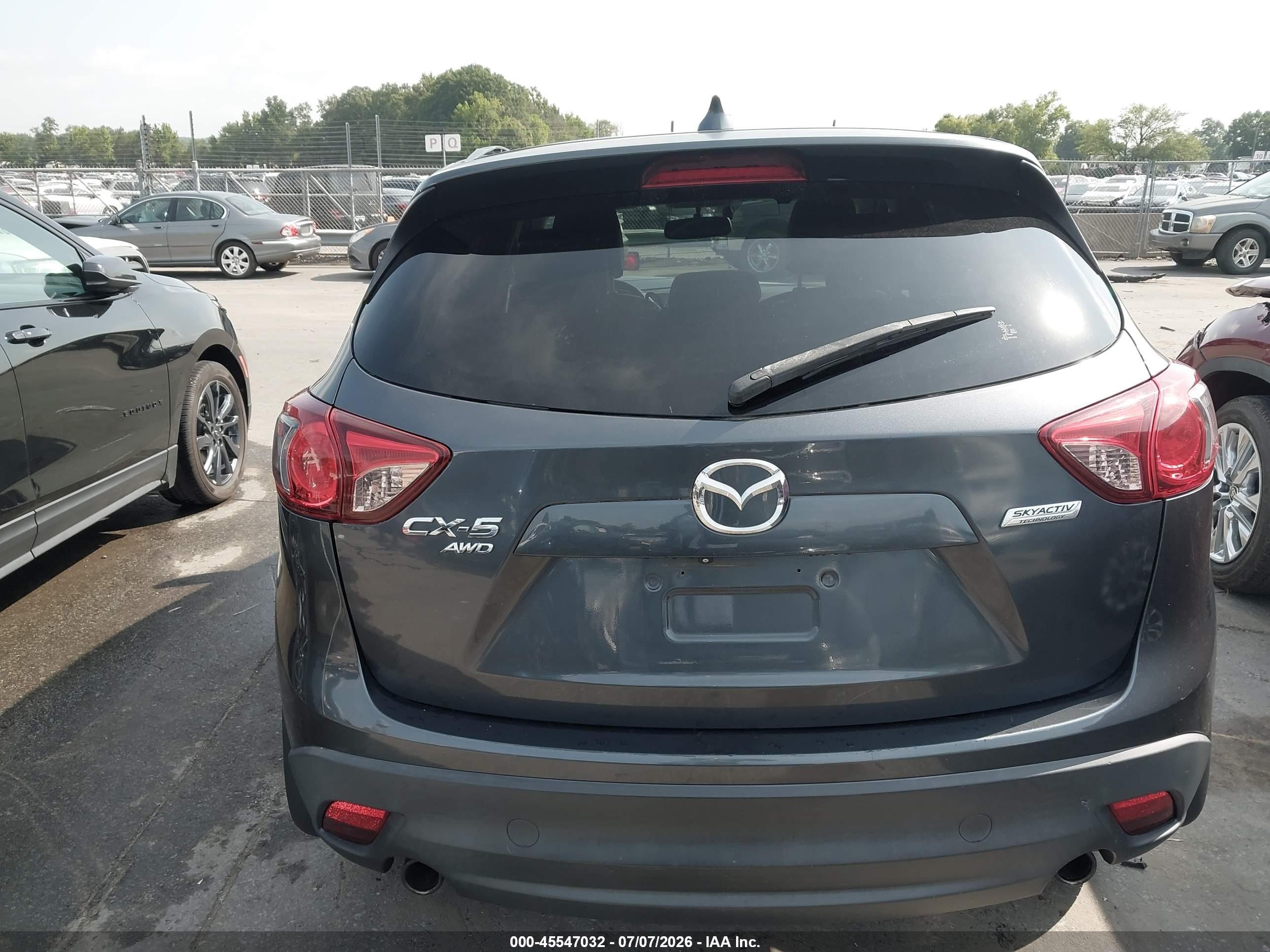 2013 Mazda Cx-5 Touring Gray vin: JM3KE4CEXD0126338
