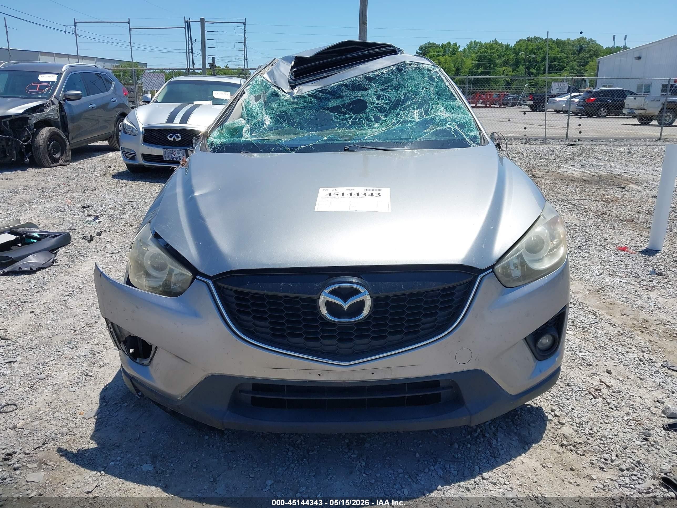 2013 Mazda Cx-5 Touring Silver vin: JM3KE4CEXD0159887