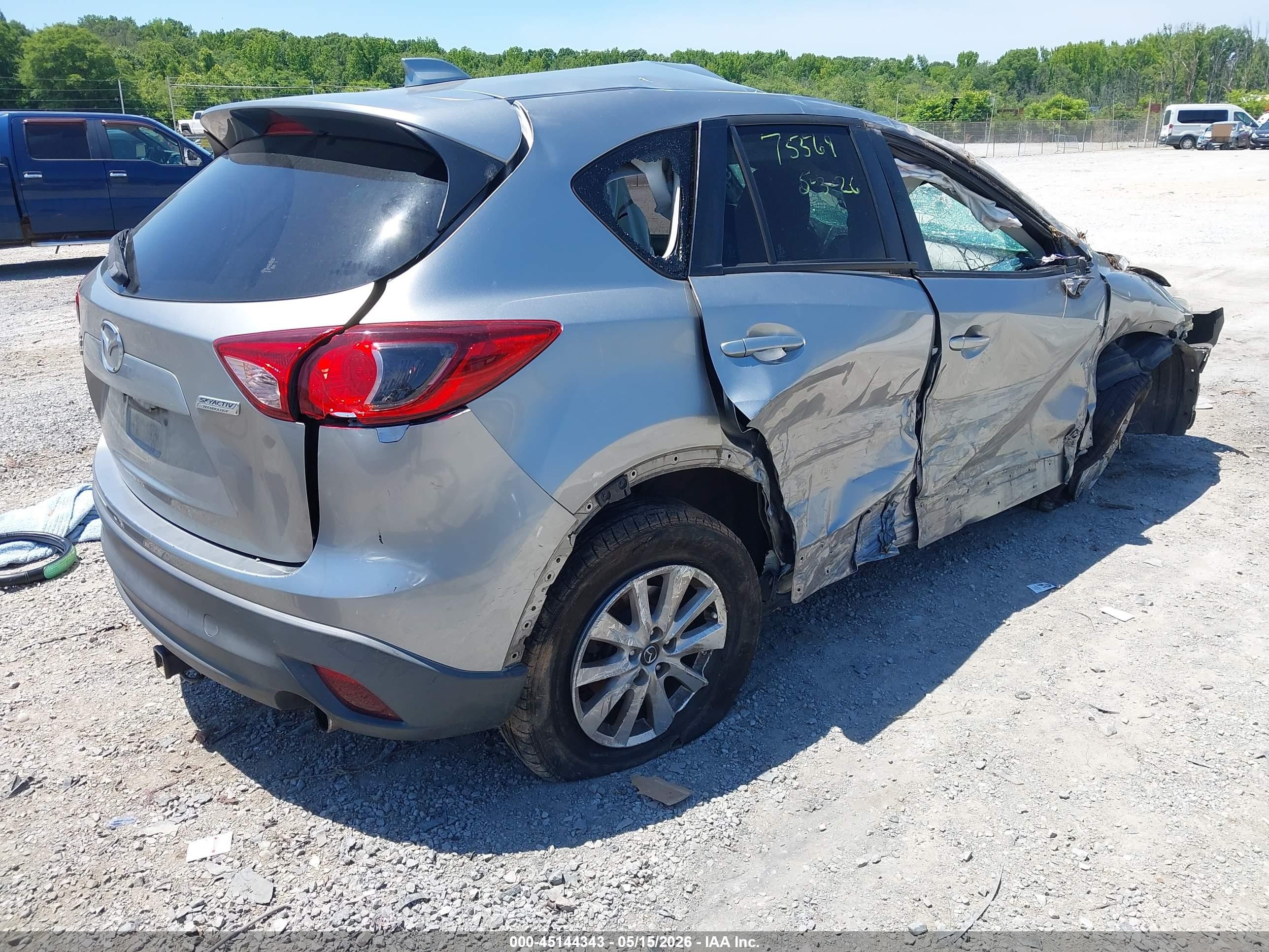 2013 Mazda Cx-5 Touring Silver vin: JM3KE4CEXD0159887