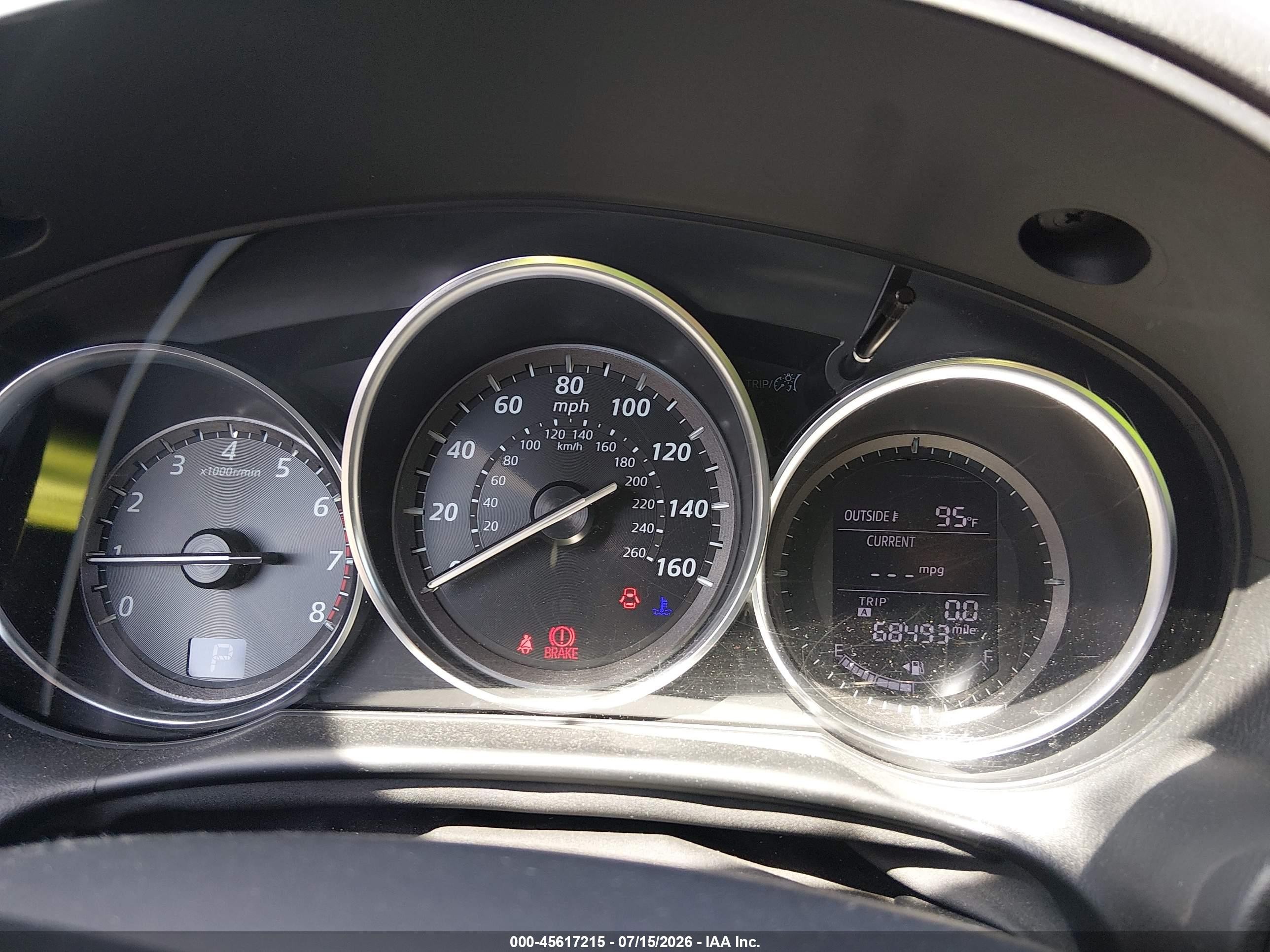 2014 Mazda Cx-5 Touring Red vin: JM3KE4CY0E0302762