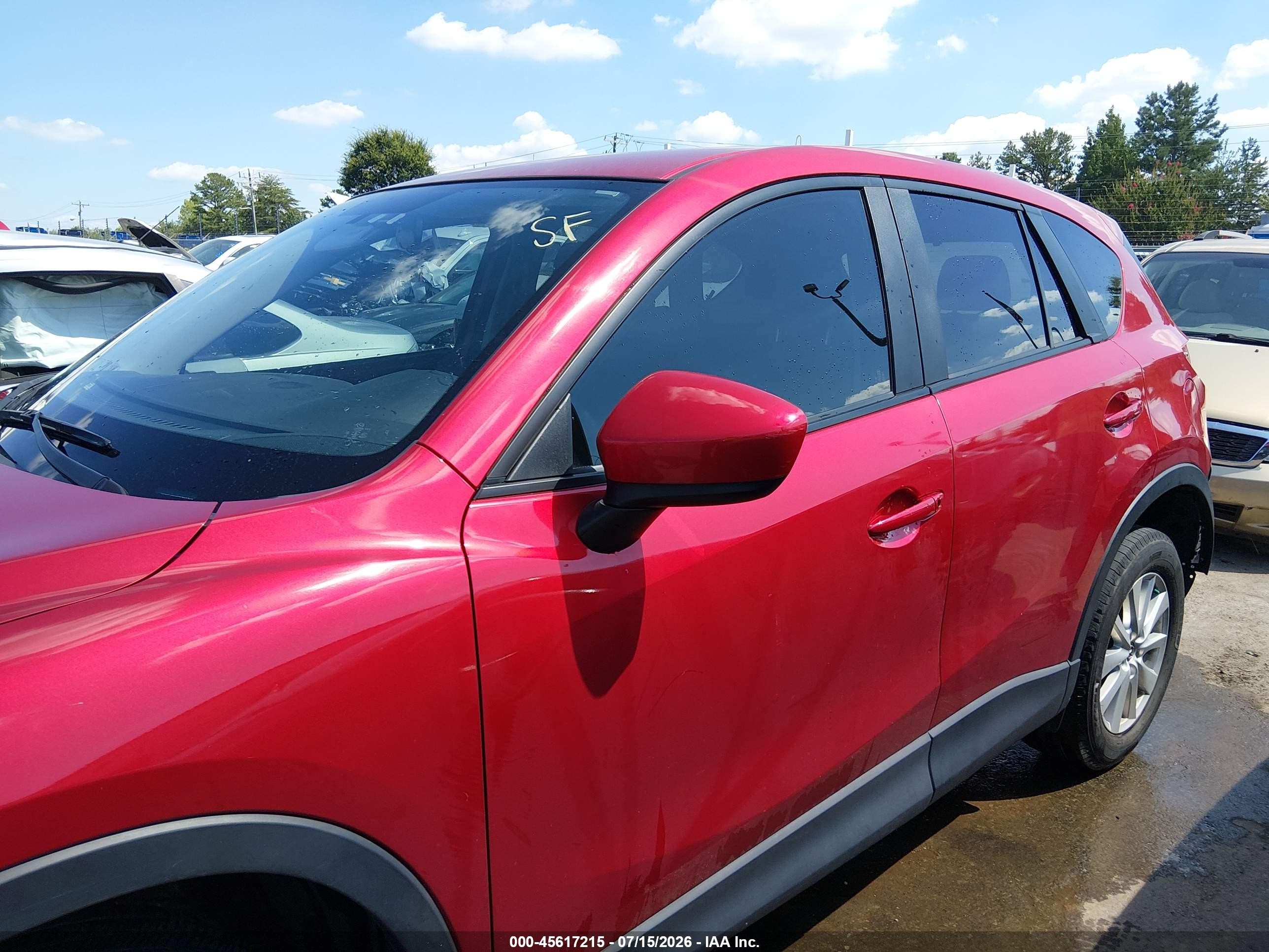 2014 Mazda Cx-5 Touring Red vin: JM3KE4CY0E0302762