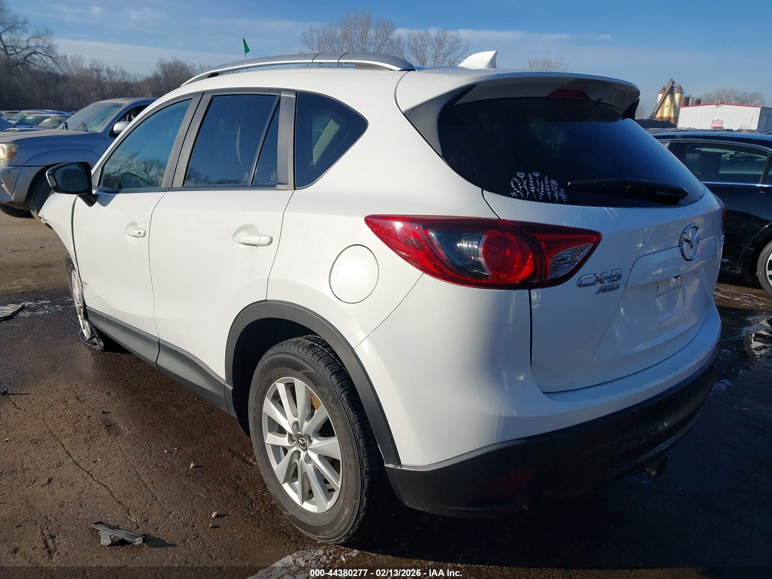 2014 Mazda Cx-5 Touring White vin: JM3KE4CY0E0354411