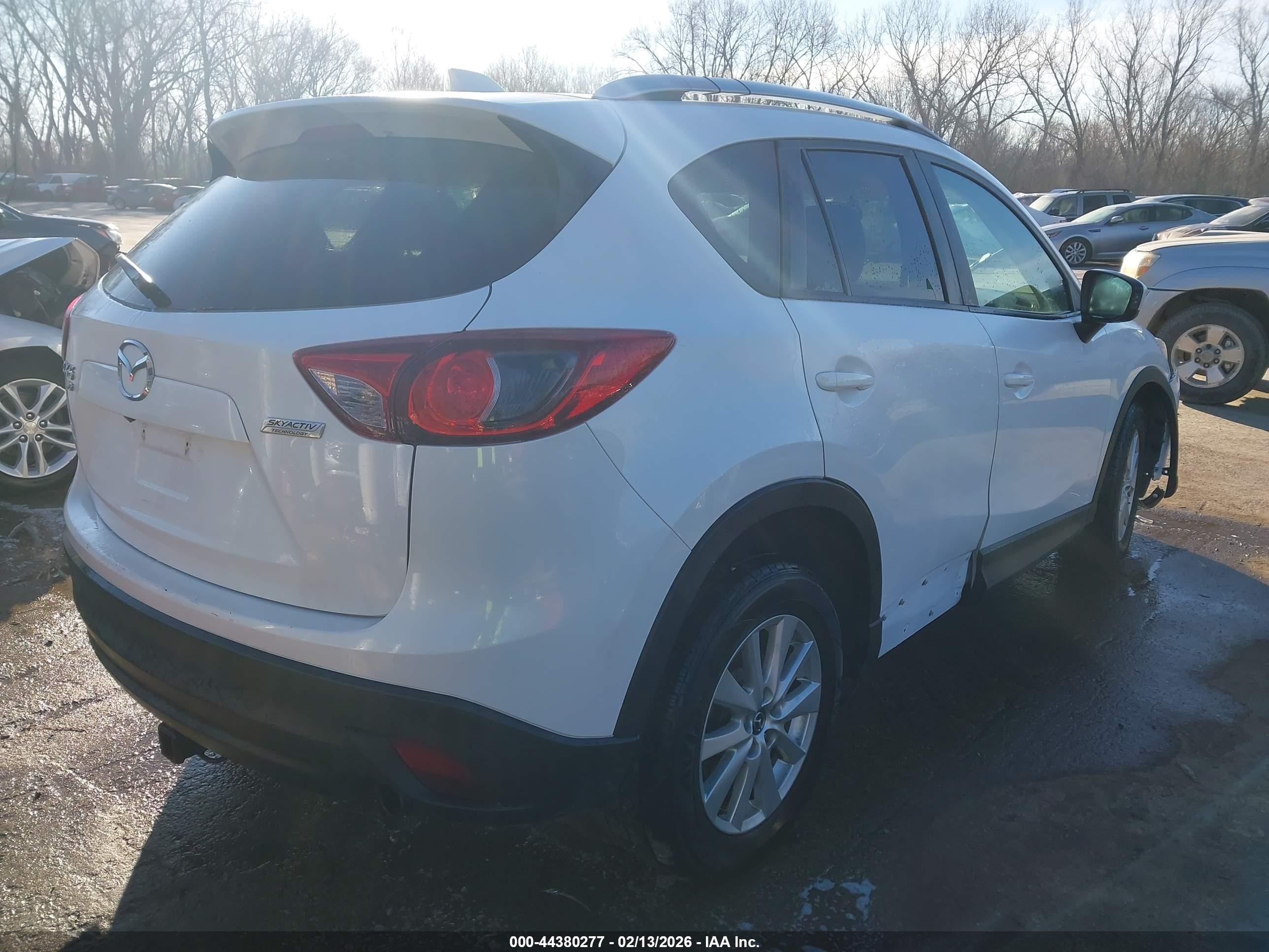 2014 Mazda Cx-5 Touring White vin: JM3KE4CY0E0354411