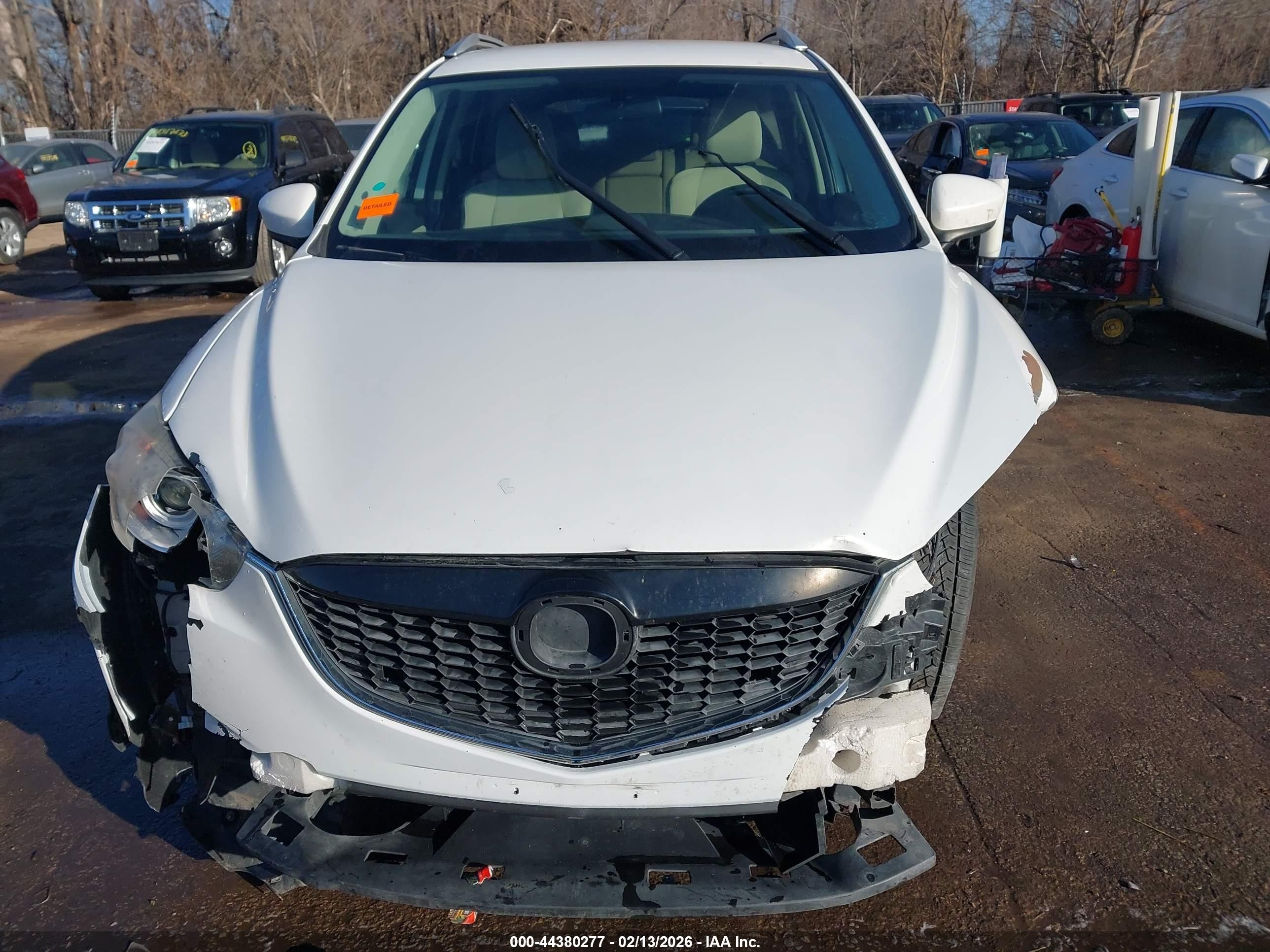 2014 Mazda Cx-5 Touring White vin: JM3KE4CY0E0354411