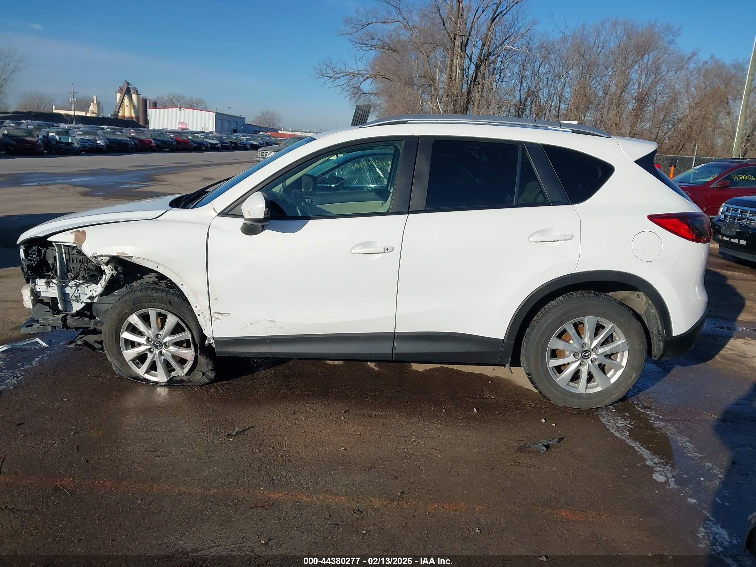 2014 Mazda Cx-5 Touring White vin: JM3KE4CY0E0354411