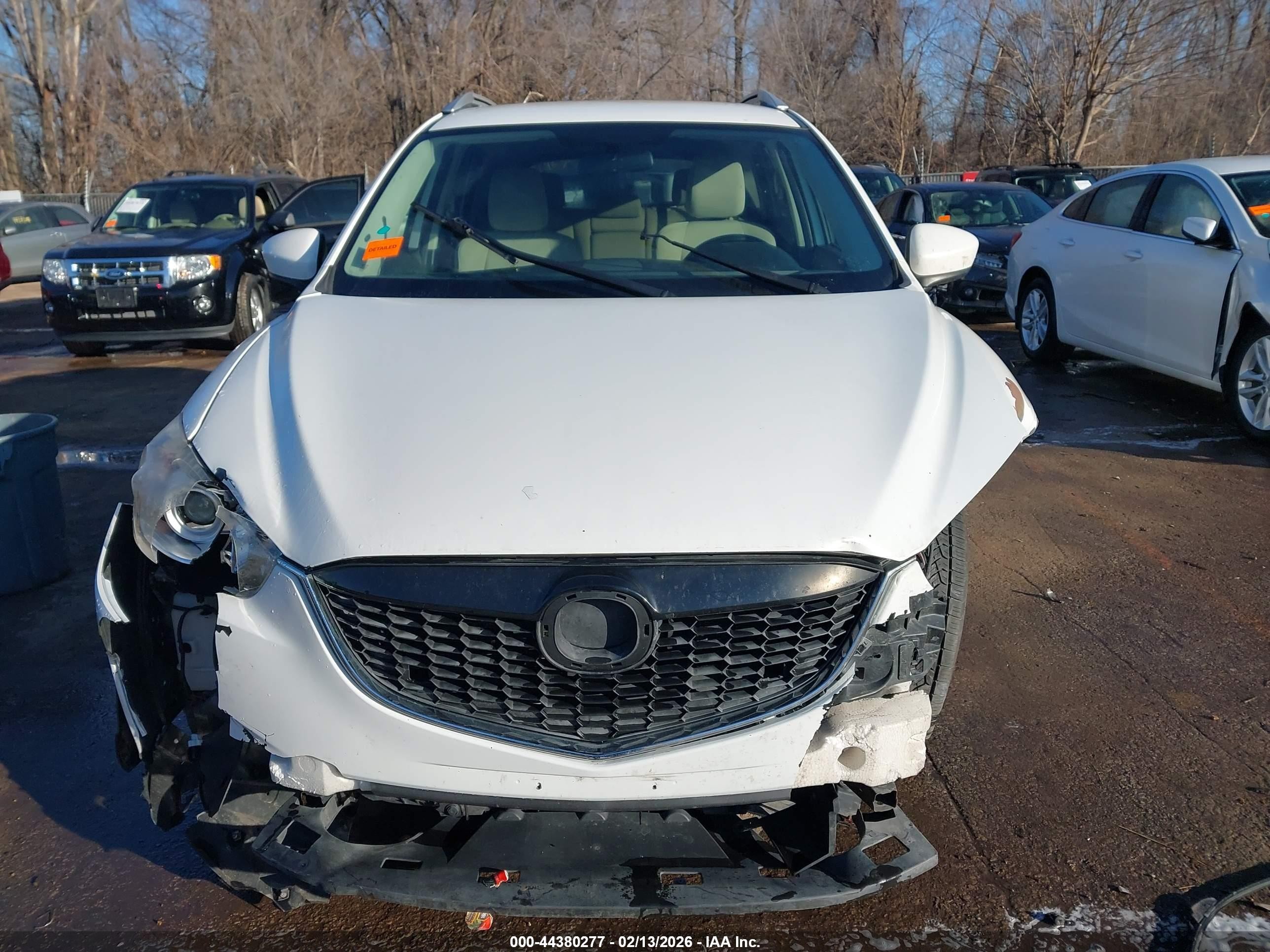 2014 Mazda Cx-5 Touring White vin: JM3KE4CY0E0354411