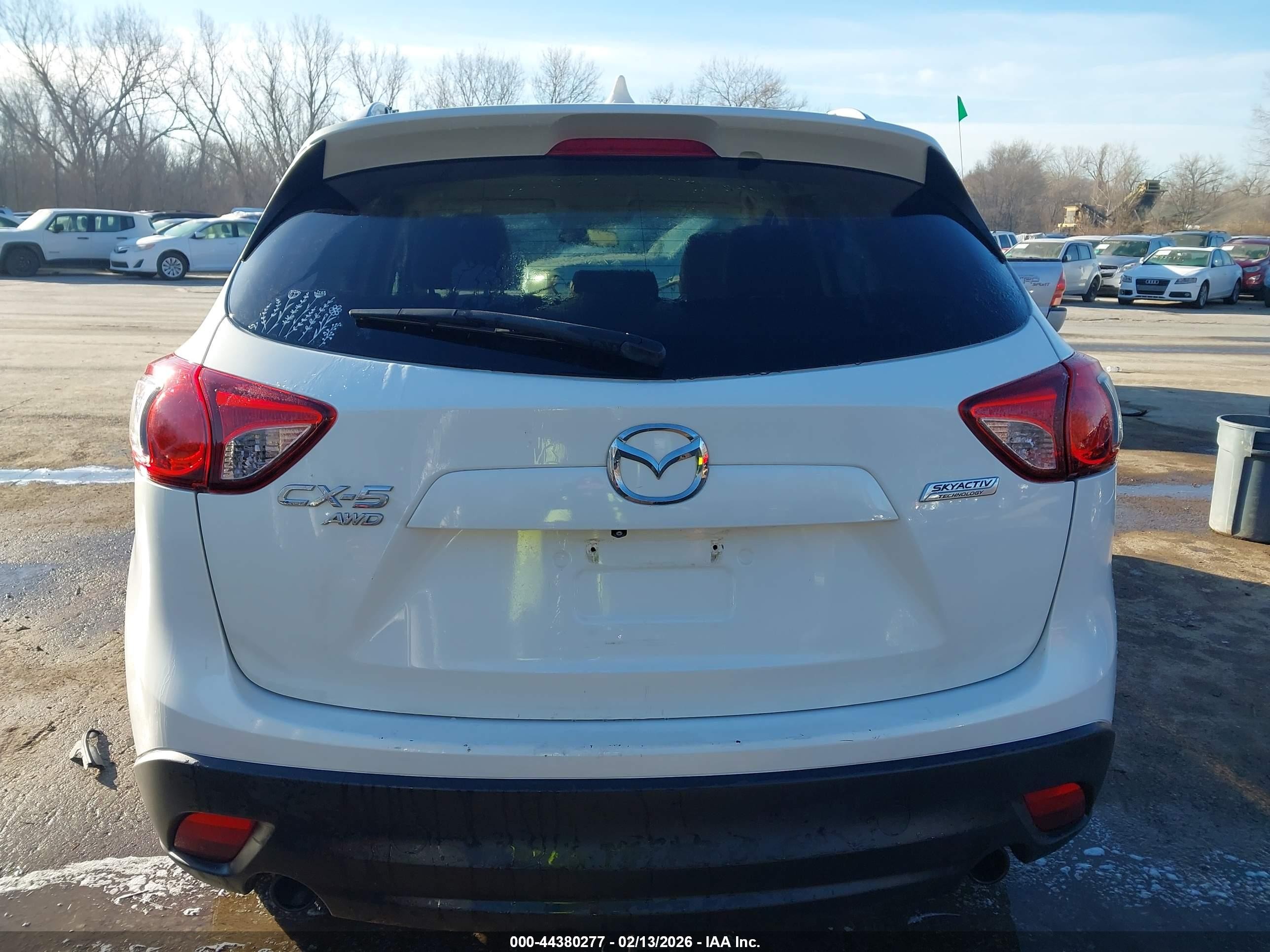 2014 Mazda Cx-5 Touring White vin: JM3KE4CY0E0354411