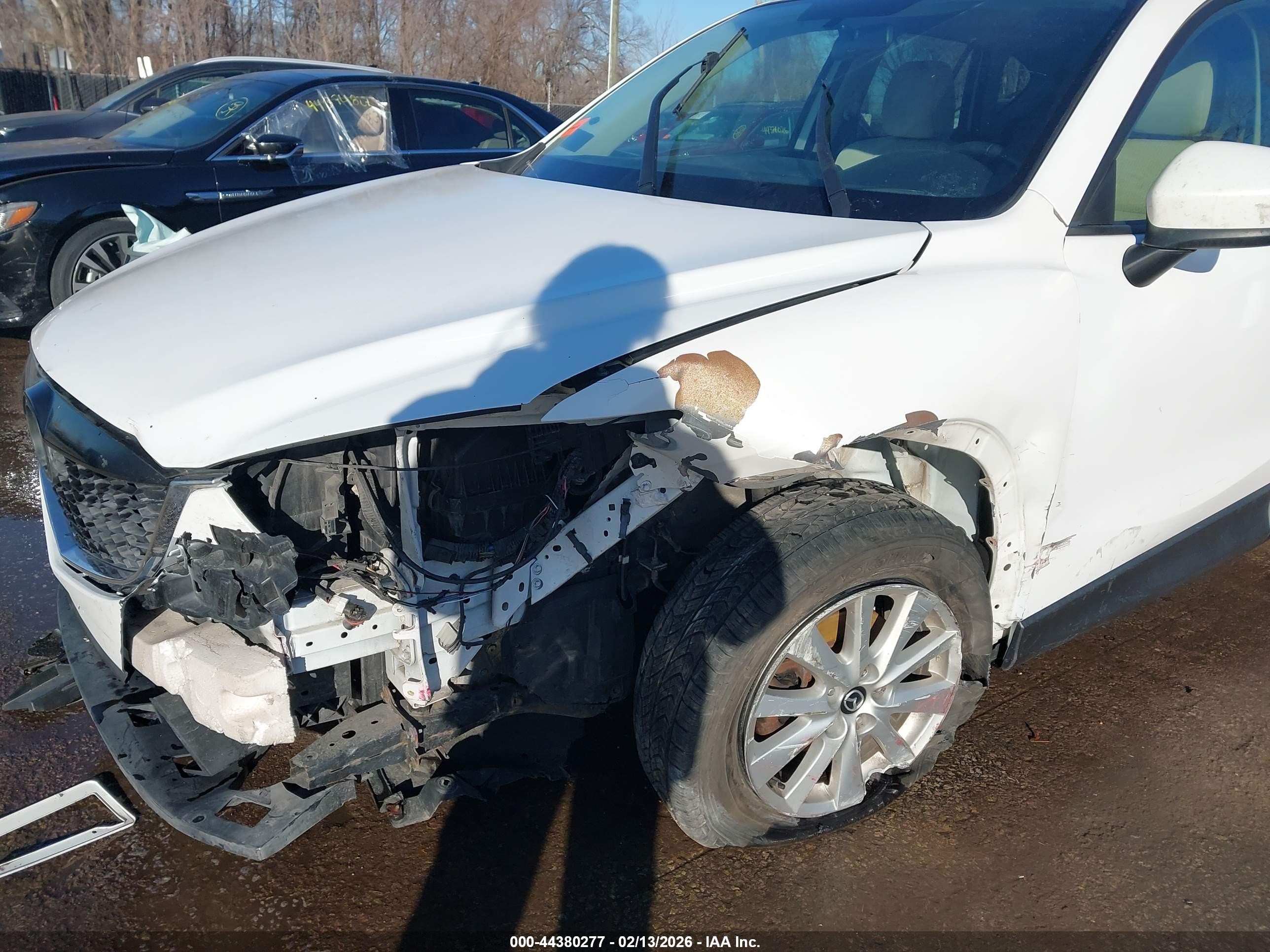 2014 Mazda Cx-5 Touring White vin: JM3KE4CY0E0354411