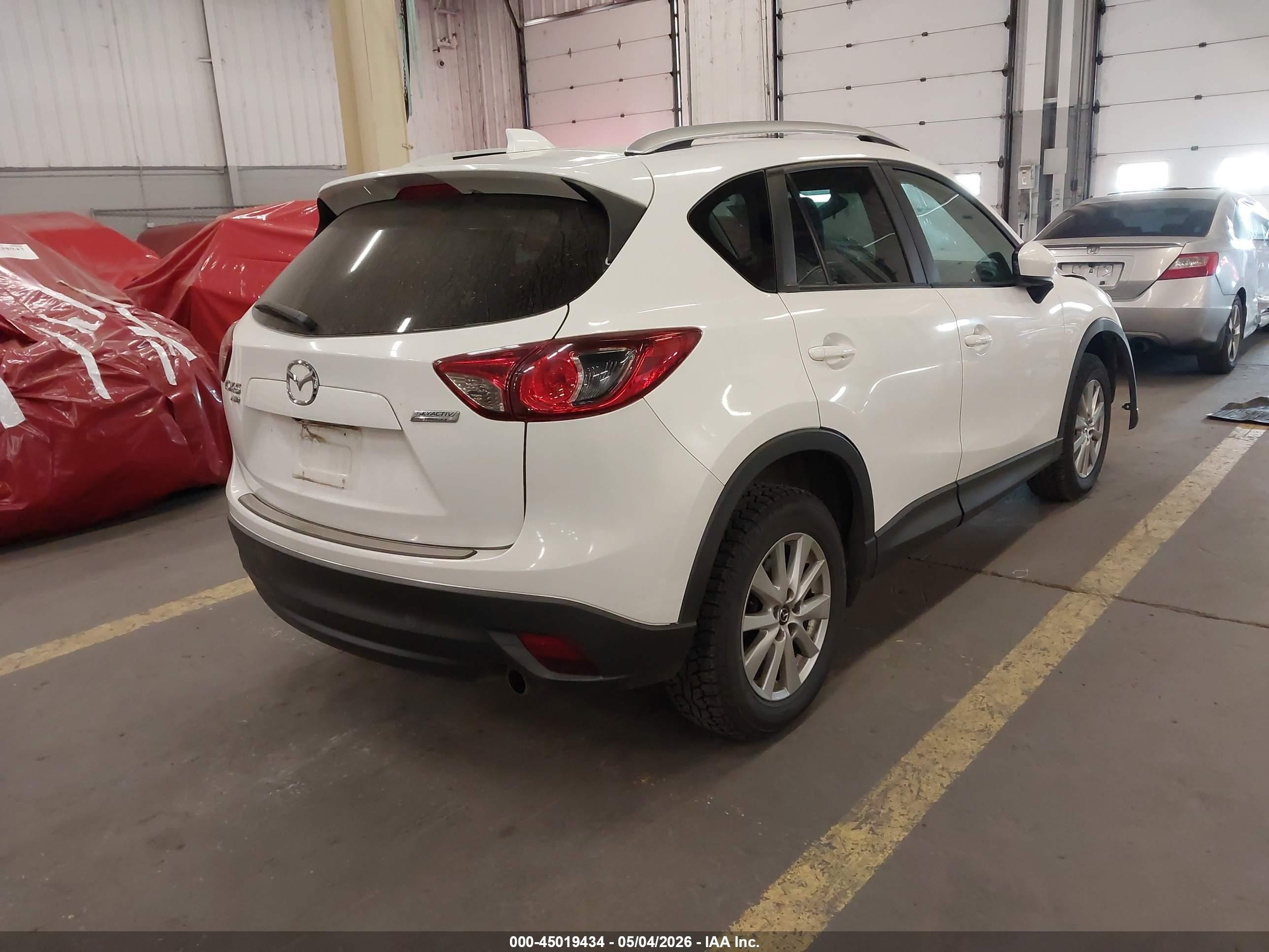2014 Mazda Cx-5 Touring White vin: JM3KE4CY0E0403011