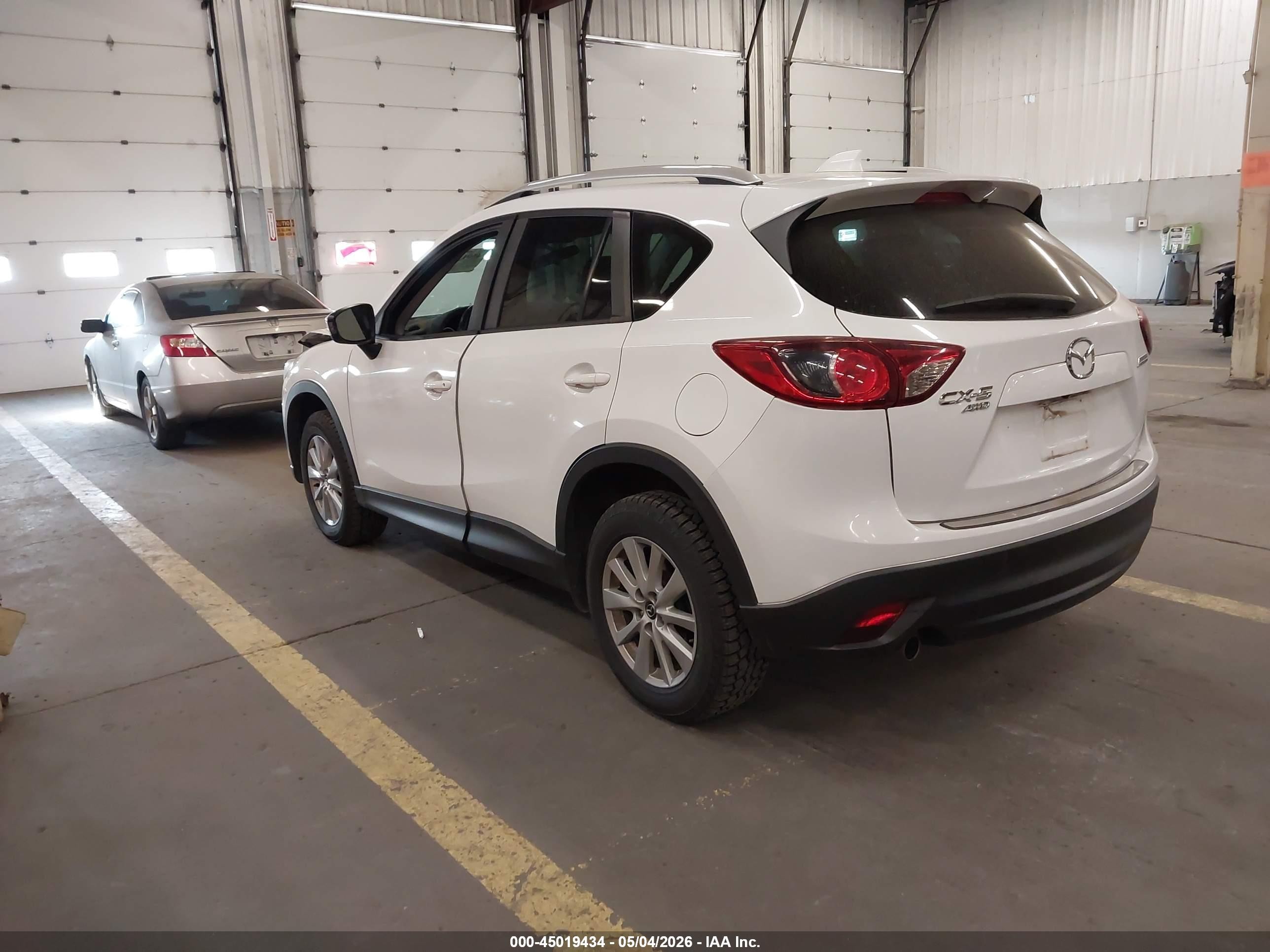 2014 Mazda Cx-5 Touring White vin: JM3KE4CY0E0403011