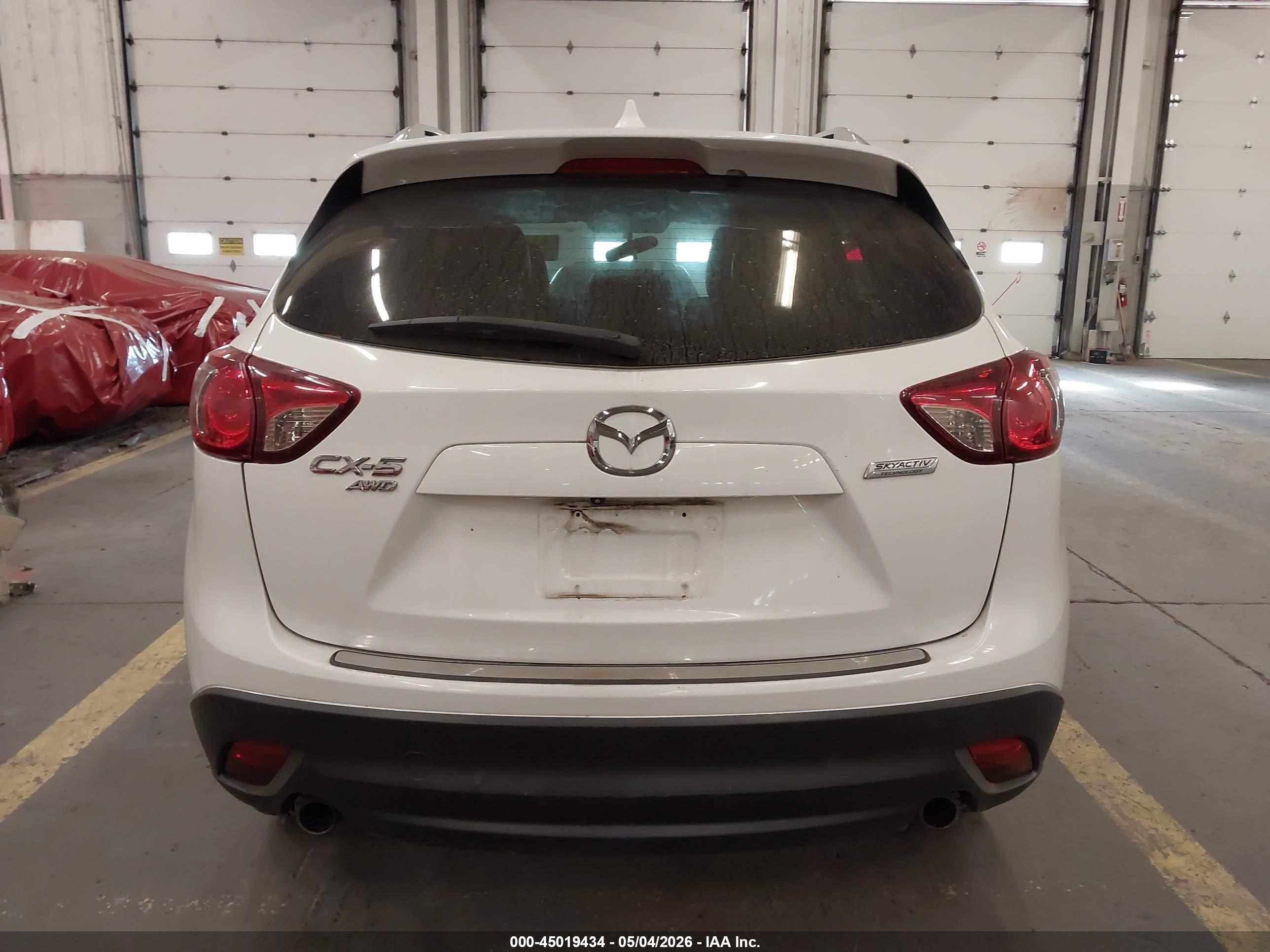 2014 Mazda Cx-5 Touring White vin: JM3KE4CY0E0403011