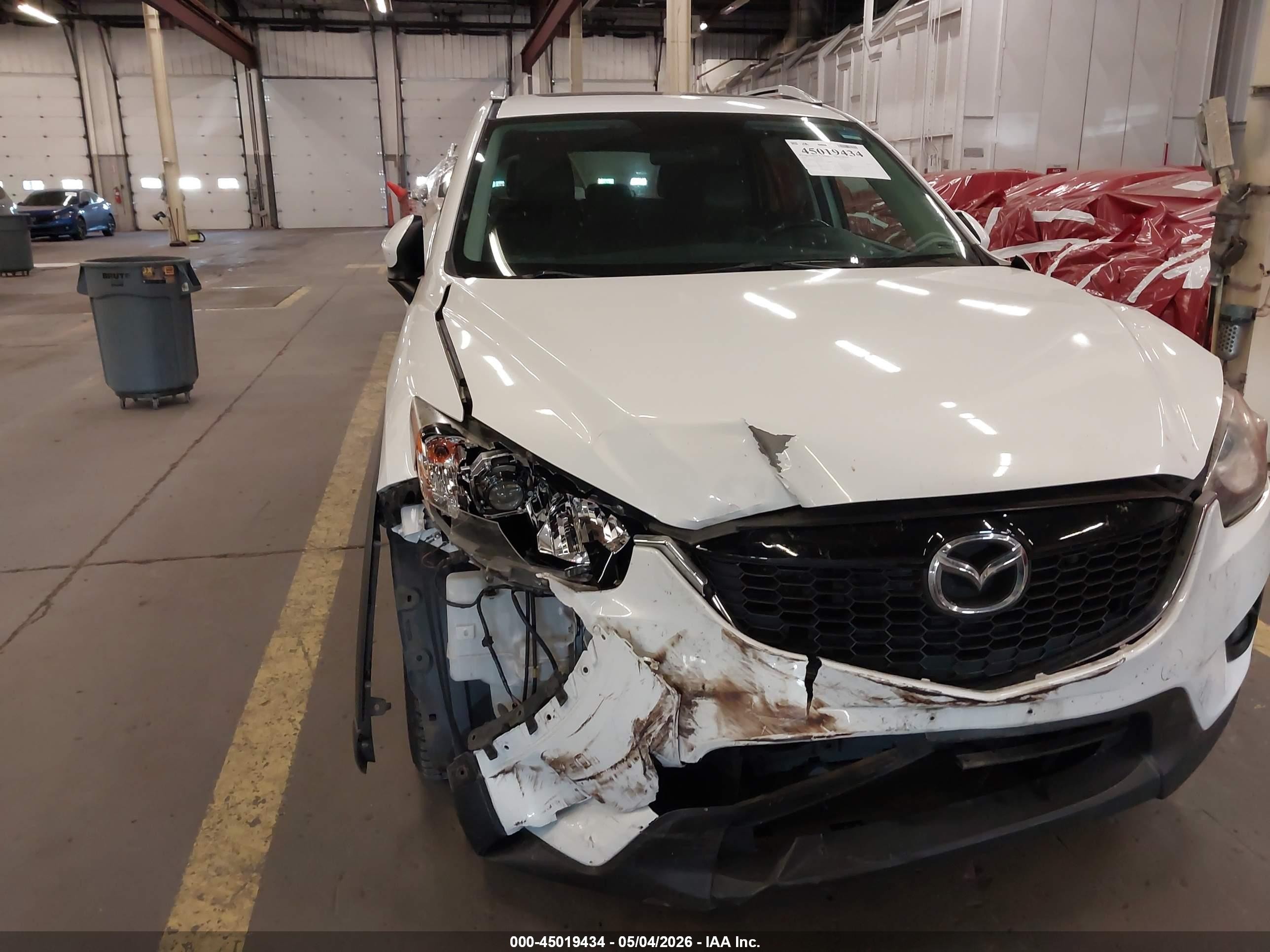 2014 Mazda Cx-5 Touring White vin: JM3KE4CY0E0403011