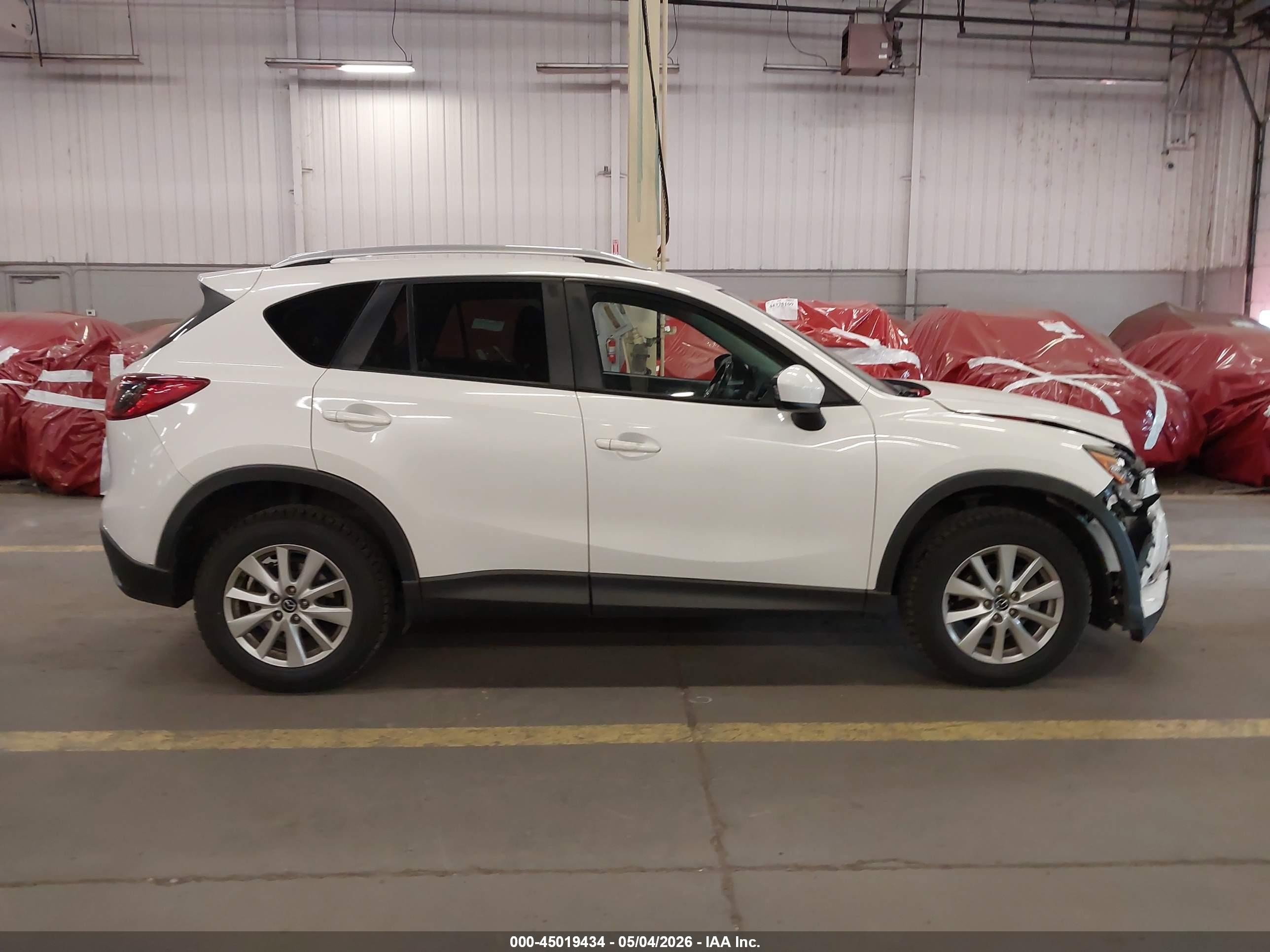 2014 Mazda Cx-5 Touring White vin: JM3KE4CY0E0403011