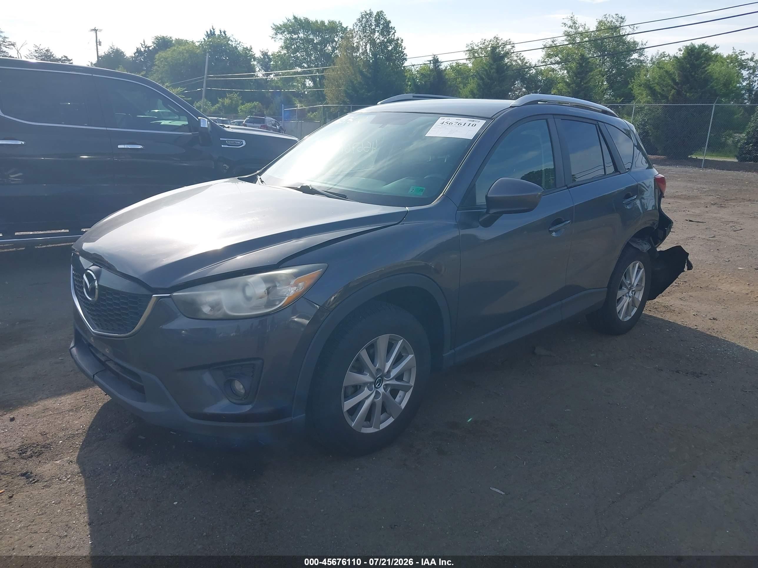 2014 Mazda Cx-5 Touring Gray vin: JM3KE4CY0E0430662