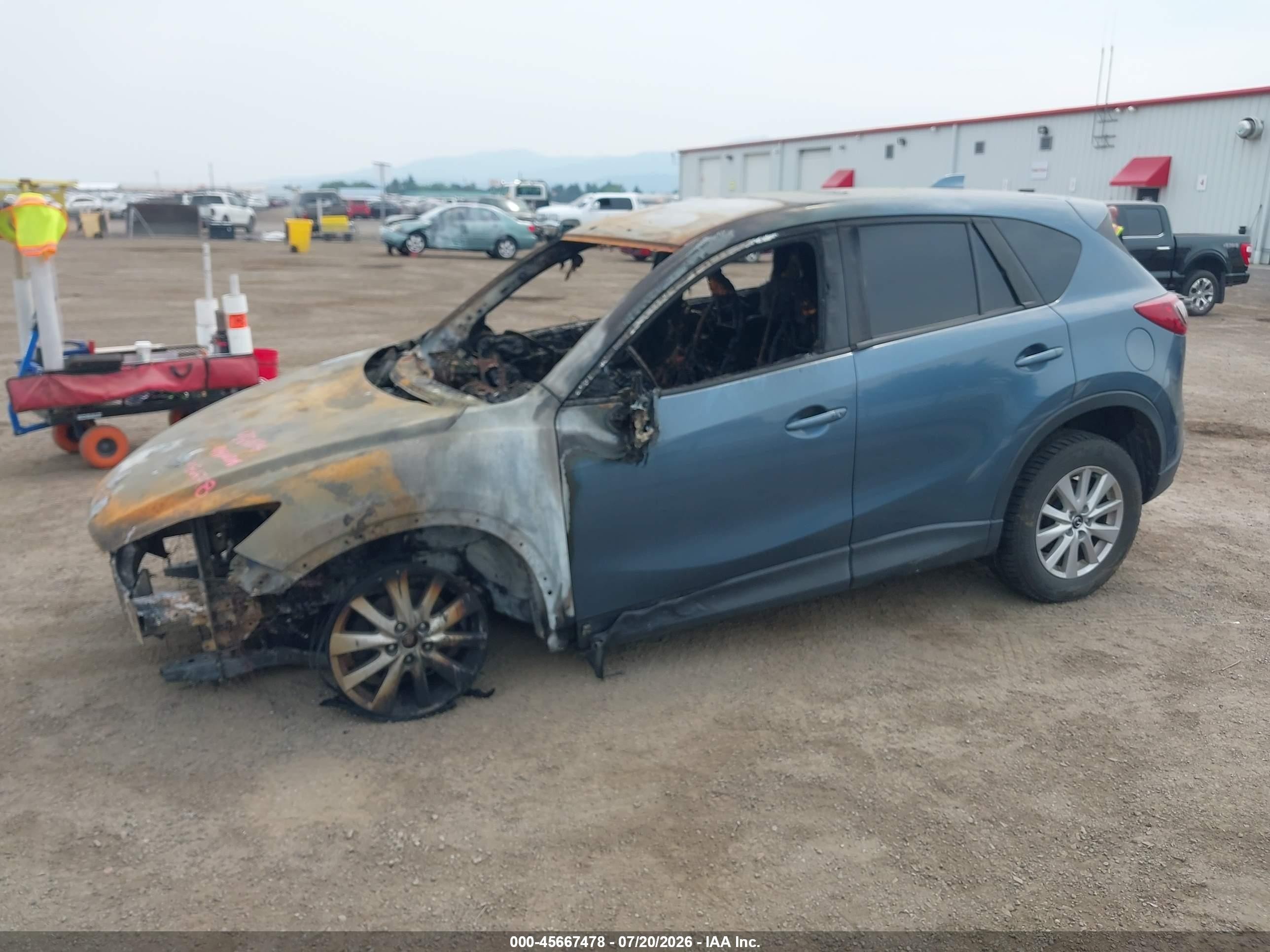 2015 Mazda Cx-5 Touring Синий vin: JM3KE4CY0F0431022