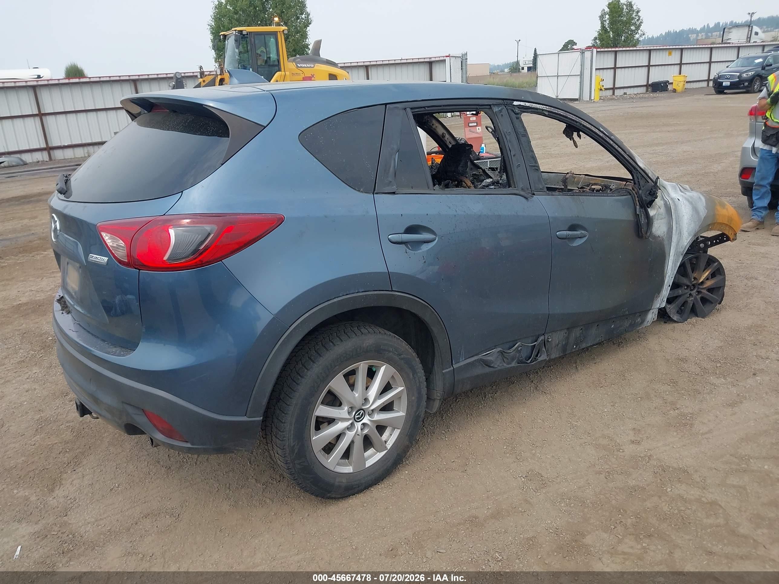 2015 Mazda Cx-5 Touring Синий vin: JM3KE4CY0F0431022