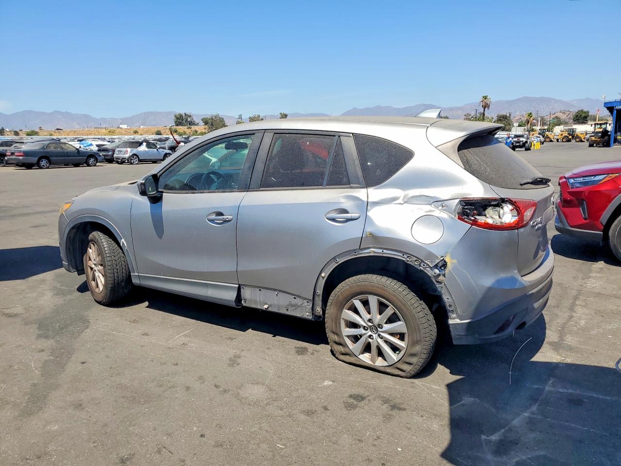 2015 Mazda Cx-5 Touring Silver vin: JM3KE4CY0F0443042