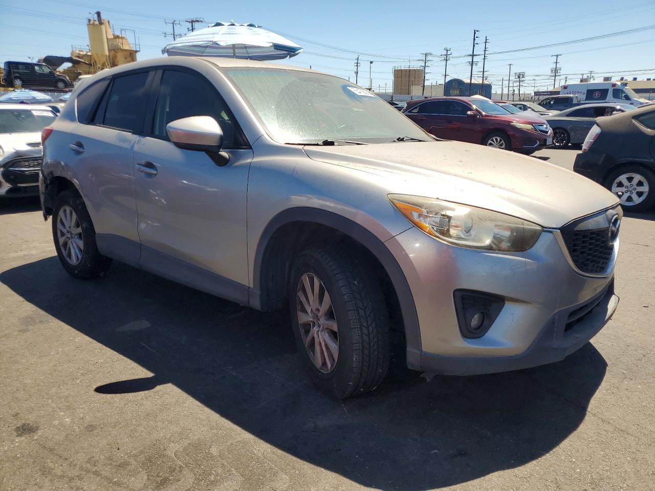 2015 Mazda Cx-5 Touring Silver vin: JM3KE4CY0F0443042
