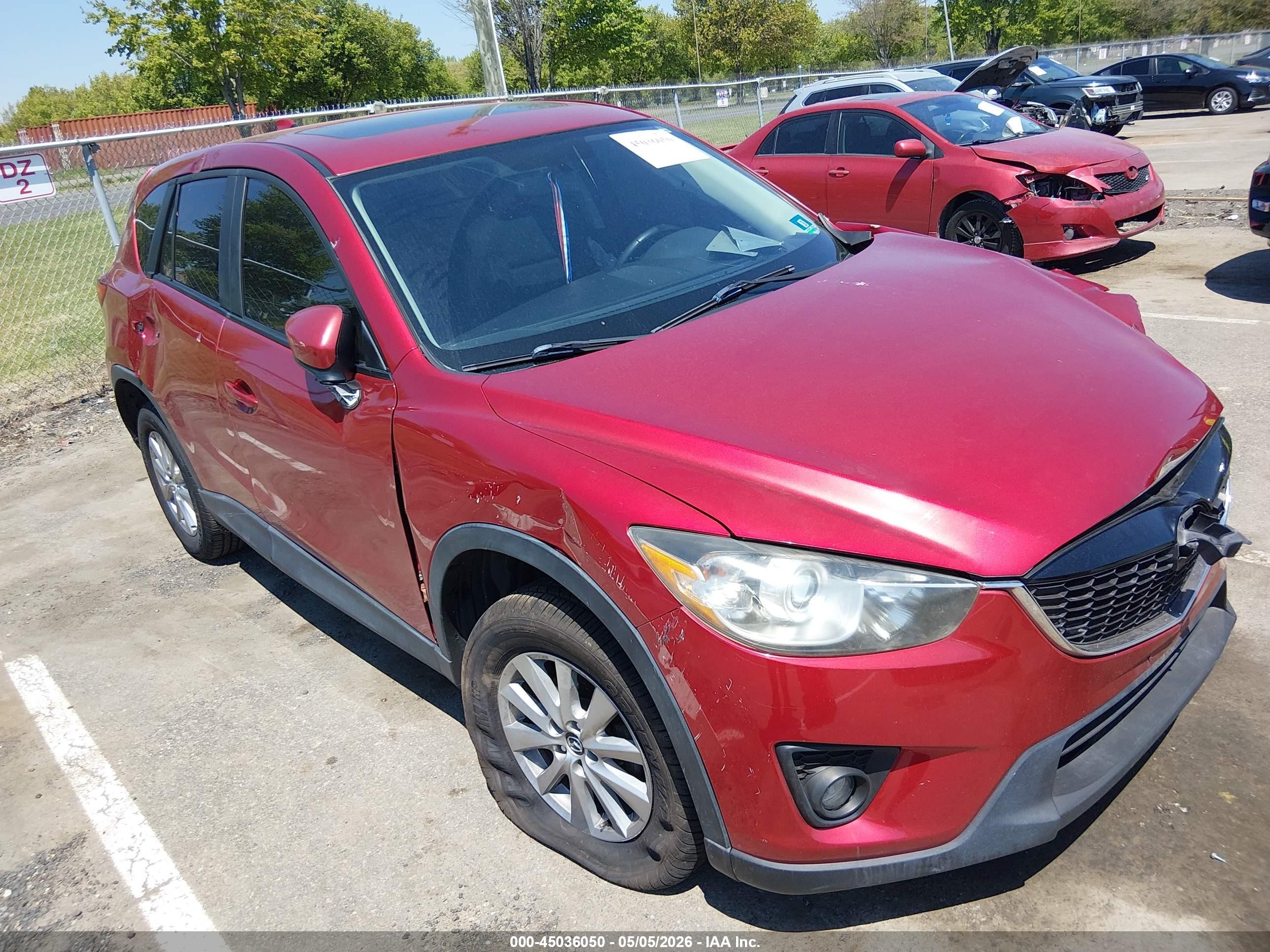2015 Mazda Cx-5 Touring Красный vin: JM3KE4CY0F0443445