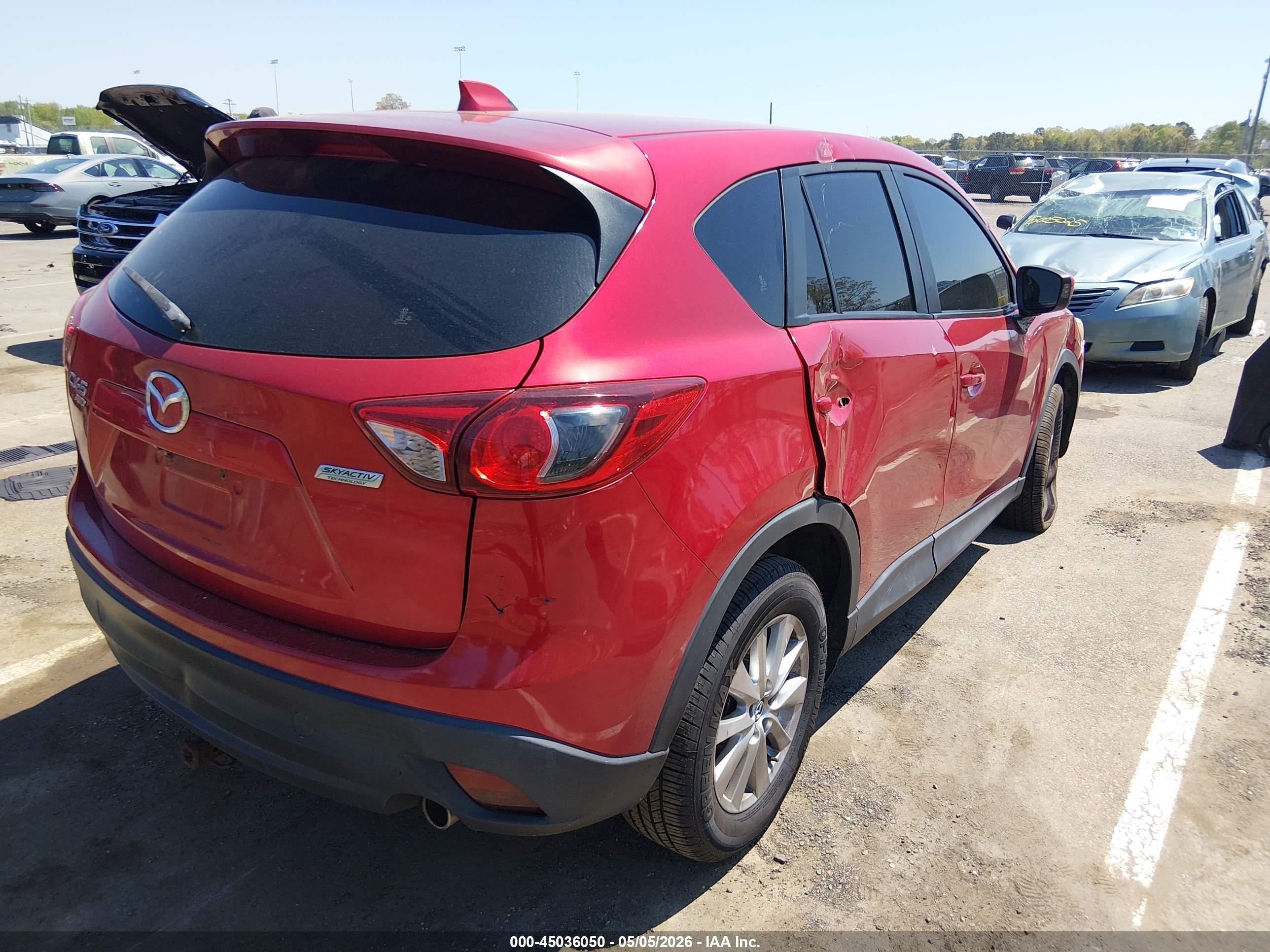 2015 Mazda Cx-5 Touring Красный vin: JM3KE4CY0F0443445