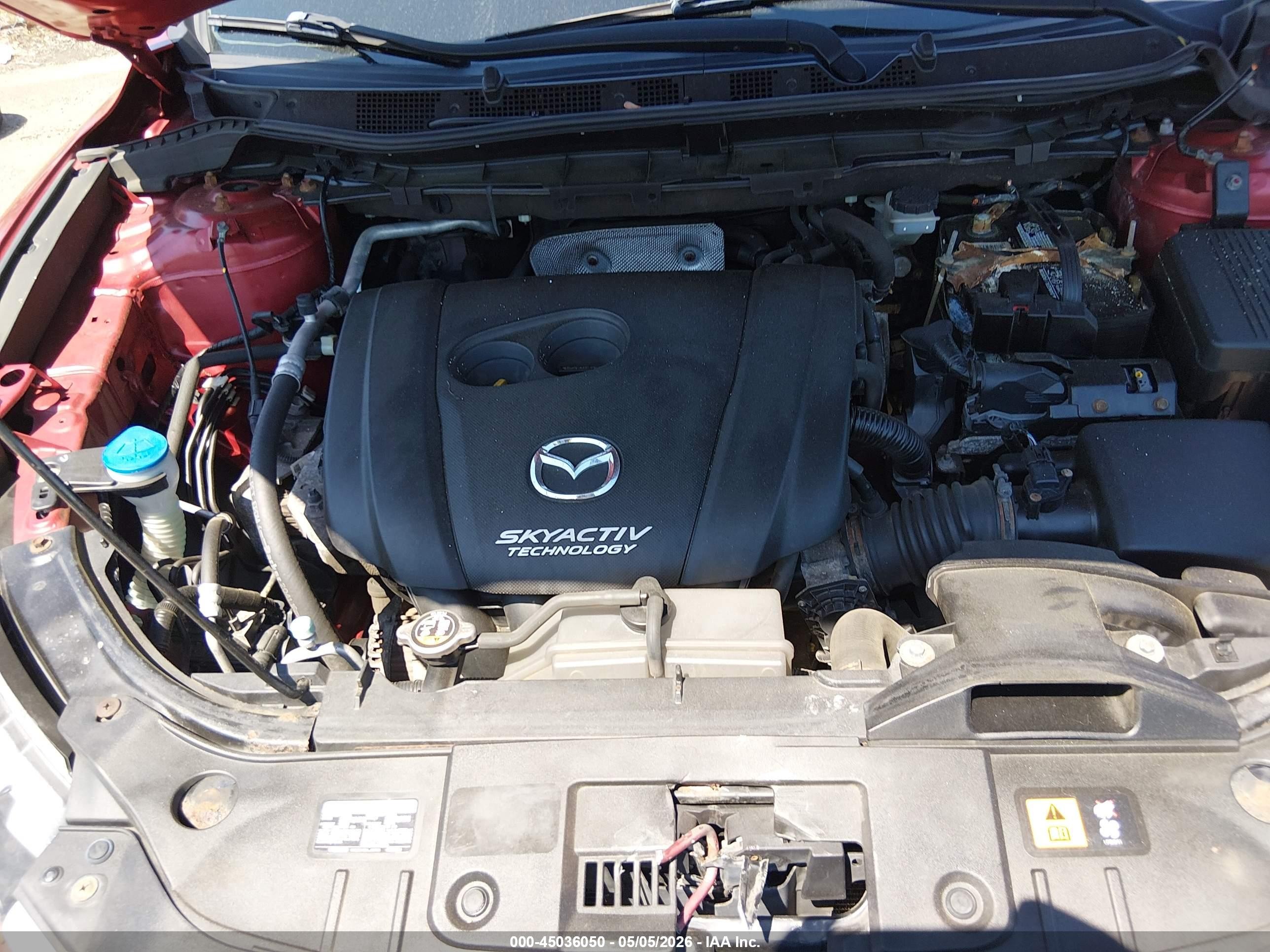 2015 Mazda Cx-5 Touring Красный vin: JM3KE4CY0F0443445