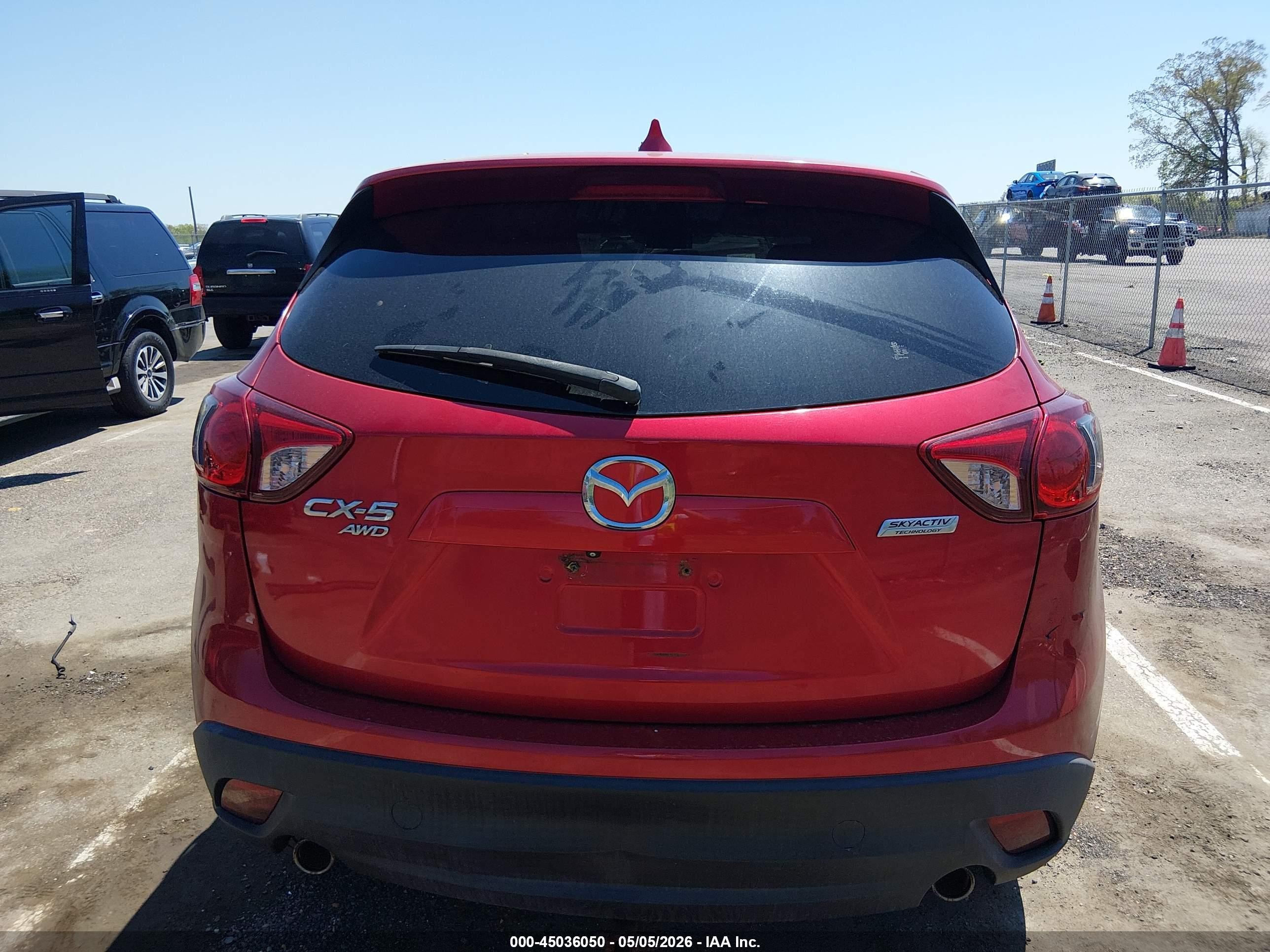 2015 Mazda Cx-5 Touring Красный vin: JM3KE4CY0F0443445