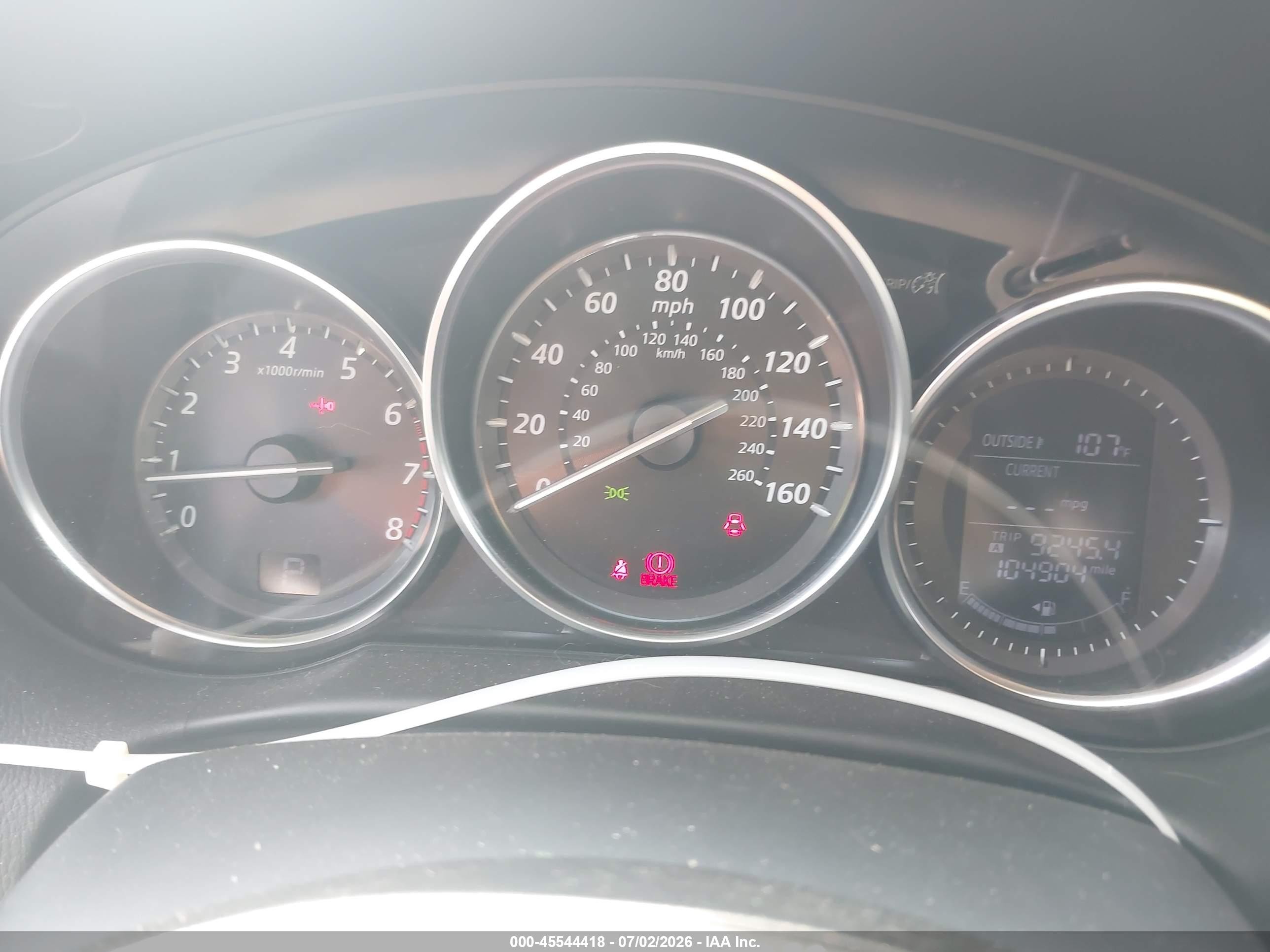2015 Mazda Cx-5 Touring Черный vin: JM3KE4CY0F0448046