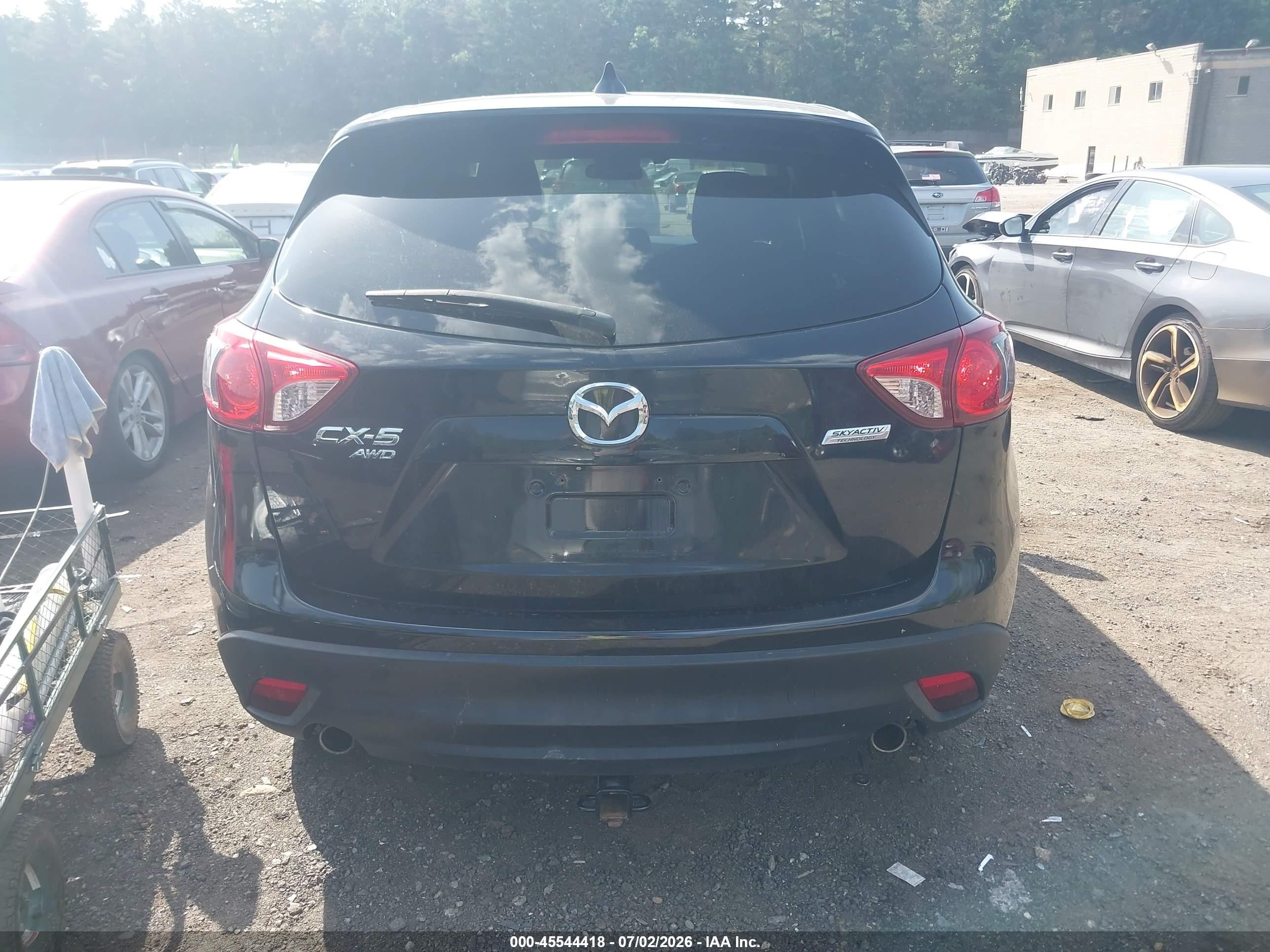 2015 Mazda Cx-5 Touring Черный vin: JM3KE4CY0F0448046