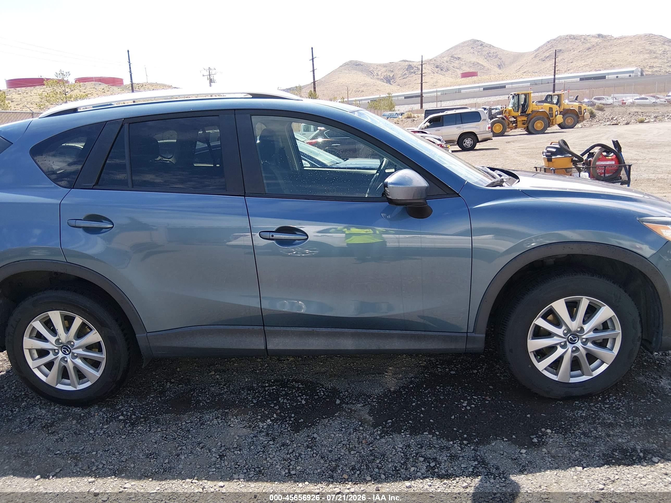 2015 Mazda Cx-5 Touring Blue vin: JM3KE4CY0F0458172