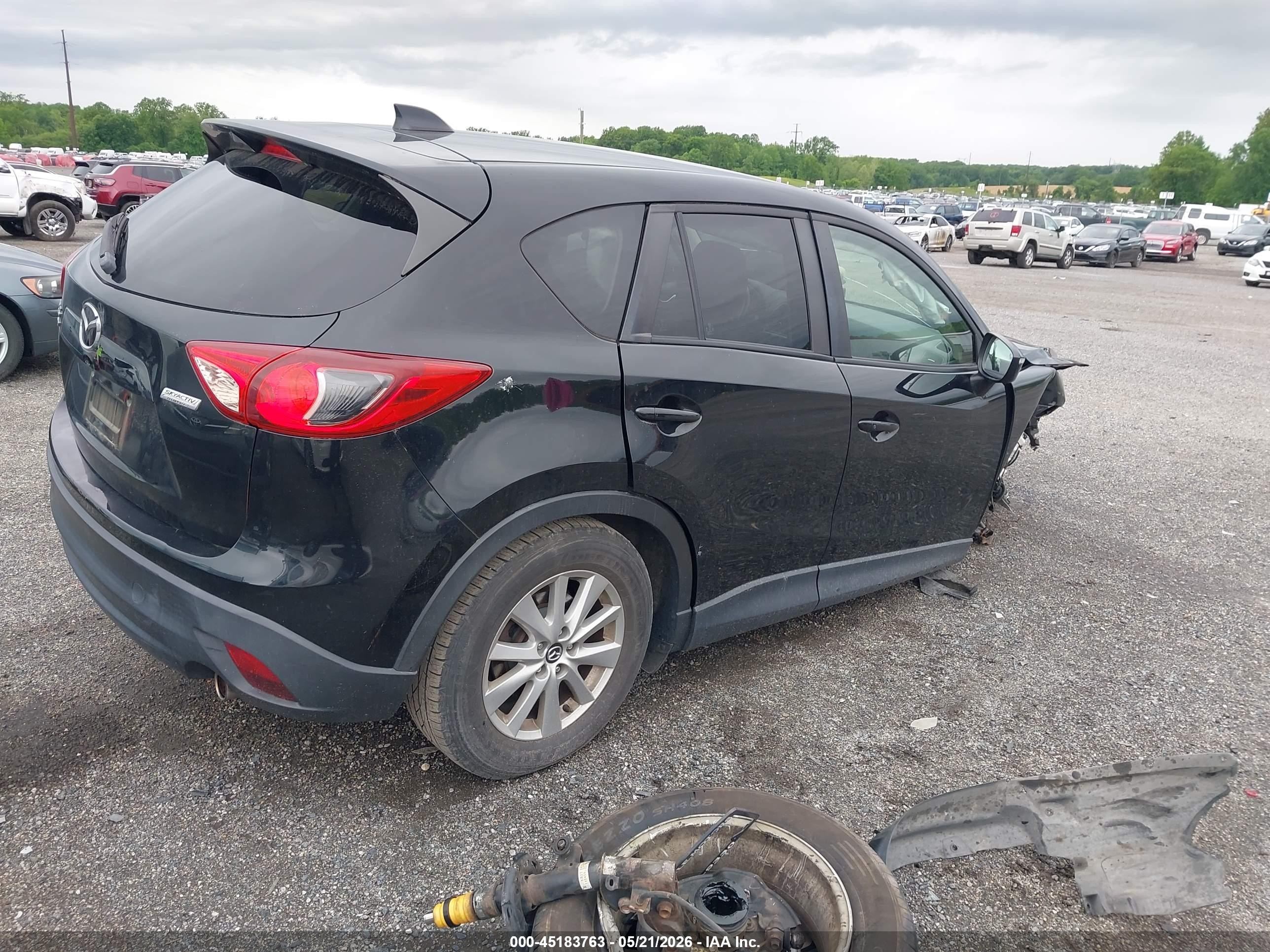 2015 Mazda Cx-5 Touring Black vin: JM3KE4CY0F0472069