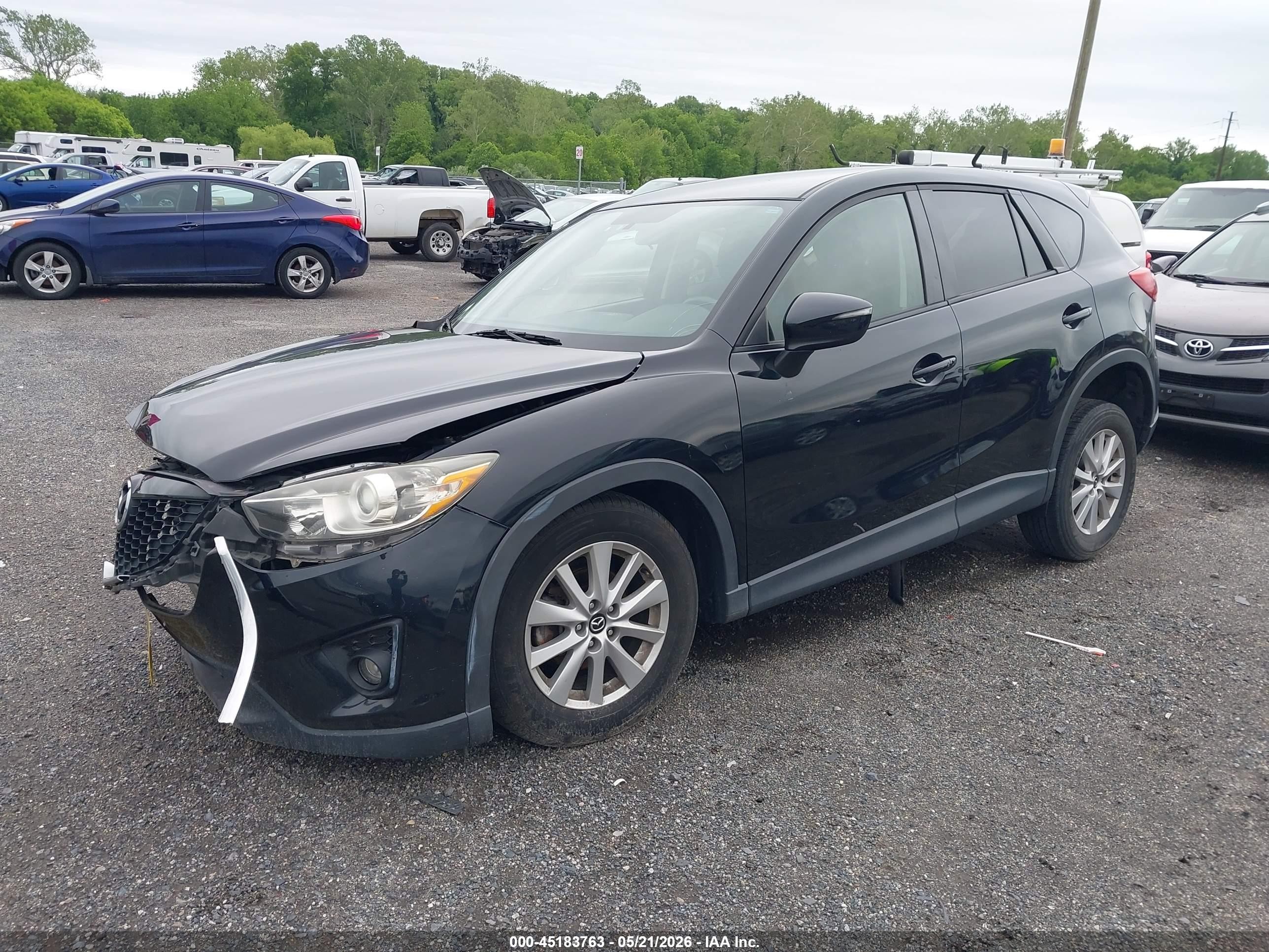 2015 Mazda Cx-5 Touring Black vin: JM3KE4CY0F0472069