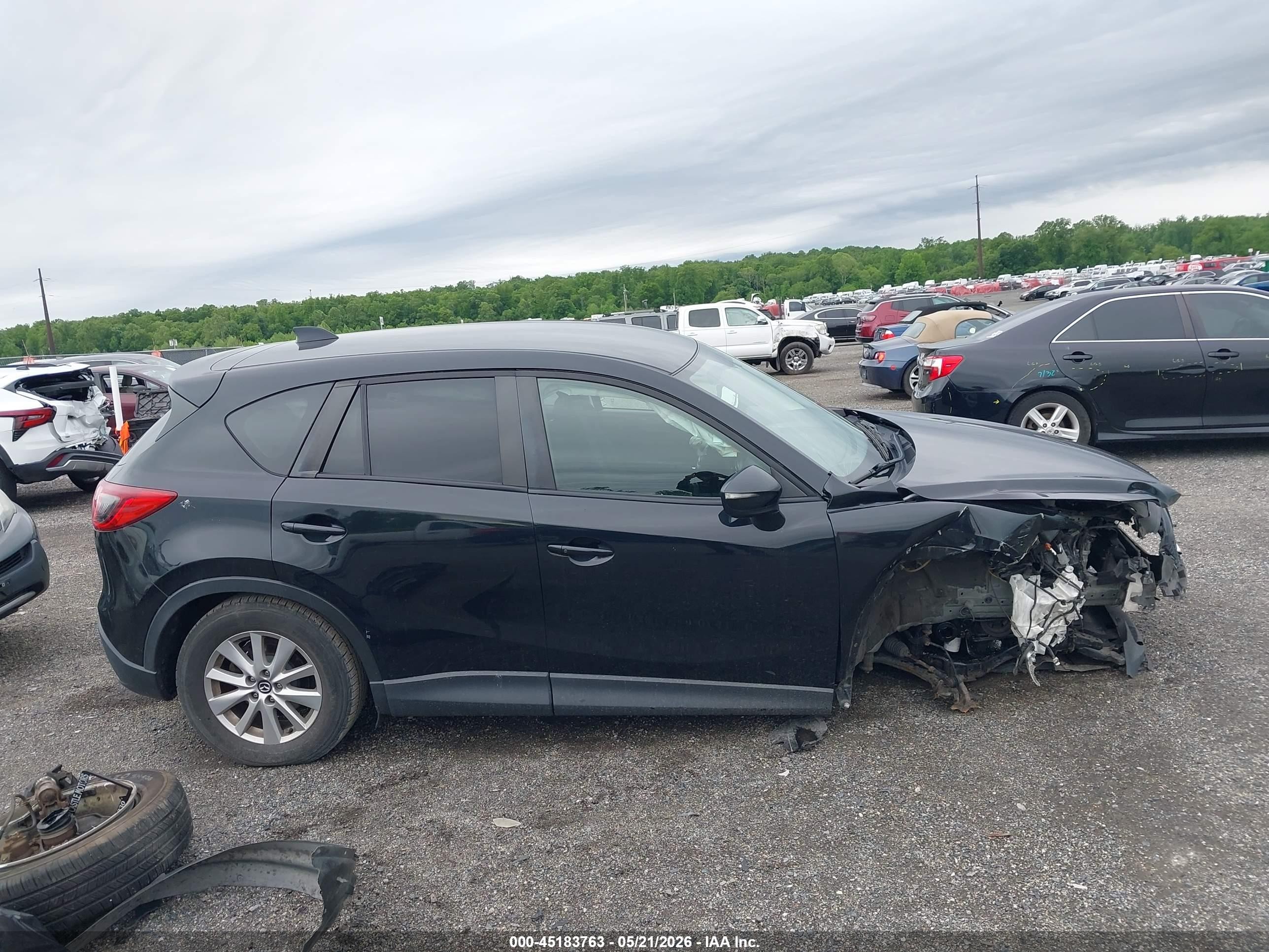 2015 Mazda Cx-5 Touring Black vin: JM3KE4CY0F0472069
