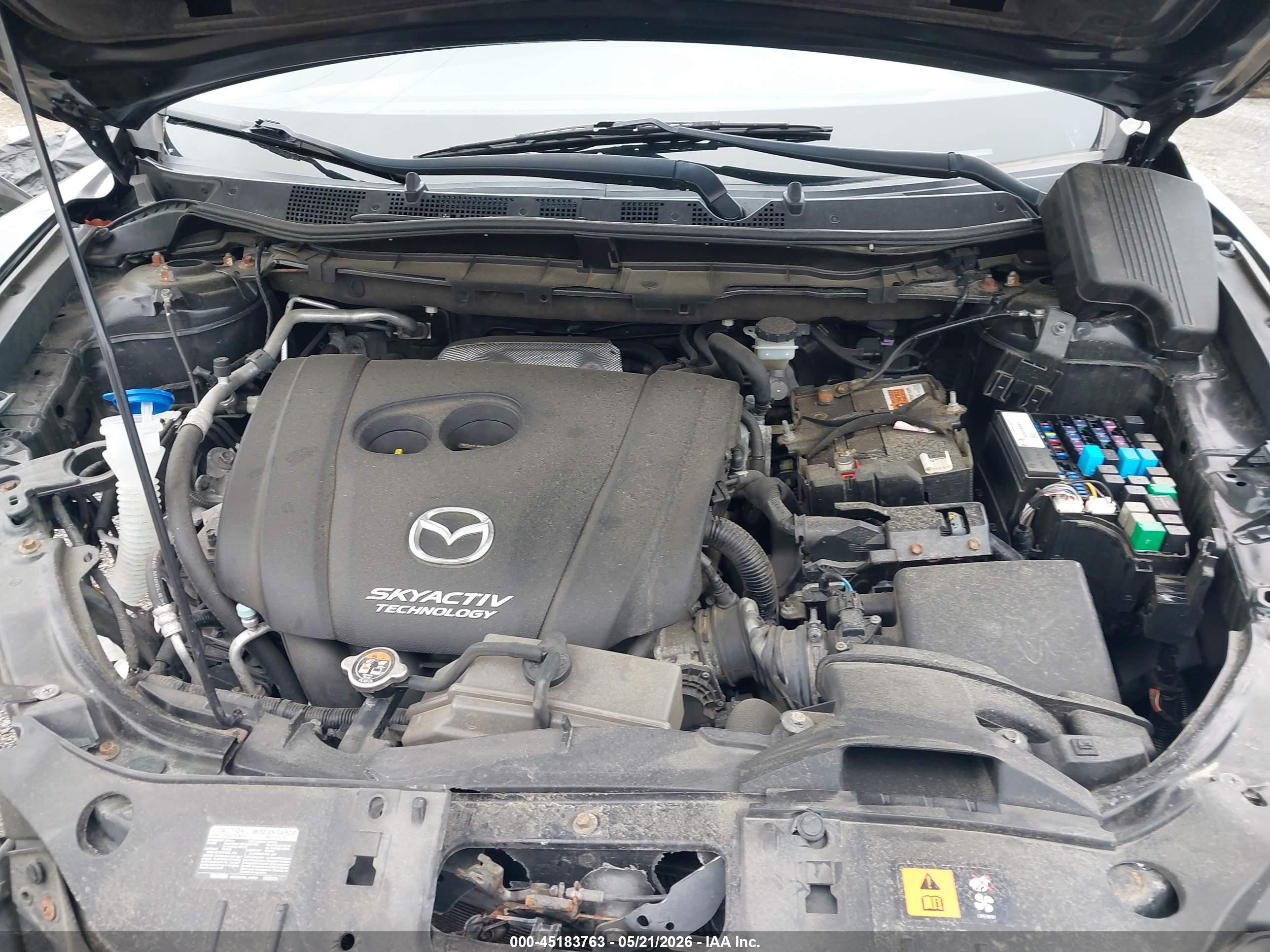 2015 Mazda Cx-5 Touring Black vin: JM3KE4CY0F0472069