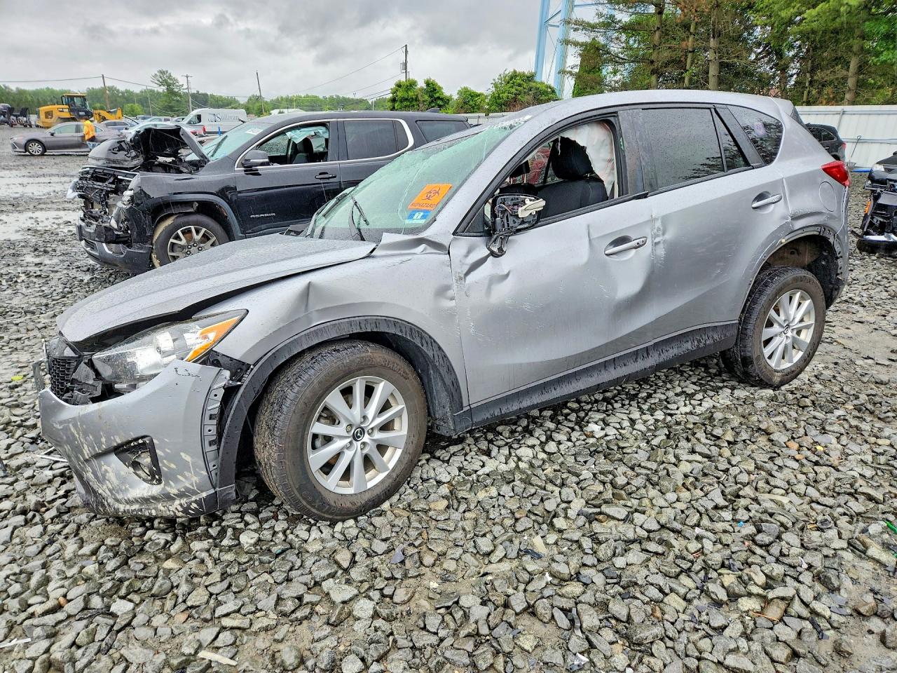 2015 Mazda Cx-5 Touring Silver vin: JM3KE4CY0F0477658