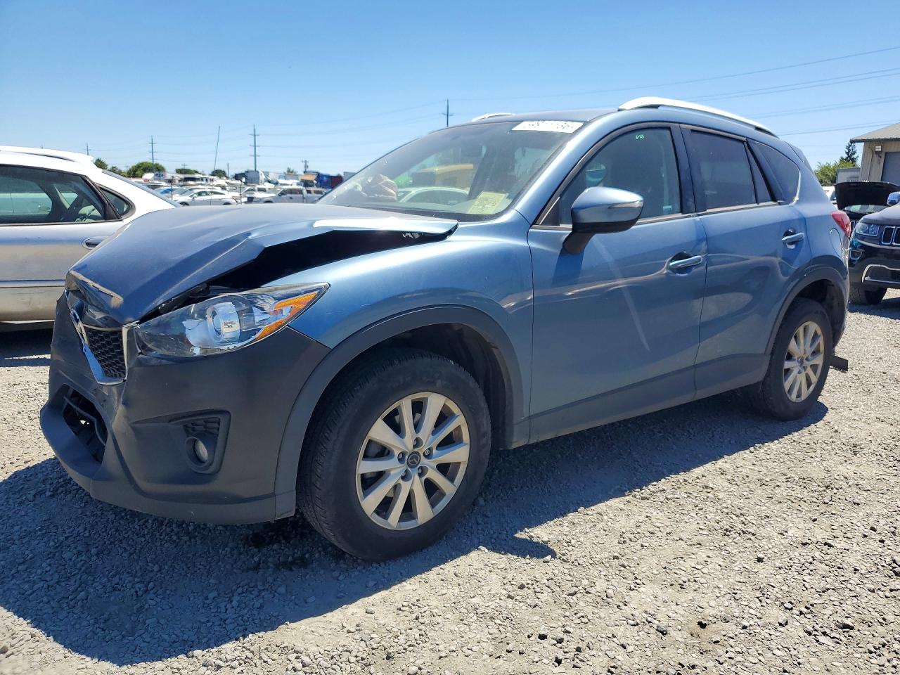 2015 Mazda Cx-5 Touring Blue vin: JM3KE4CY0F0513137