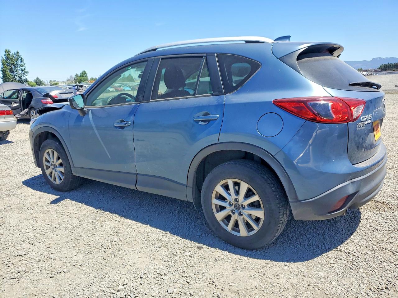 2015 Mazda Cx-5 Touring Blue vin: JM3KE4CY0F0513137