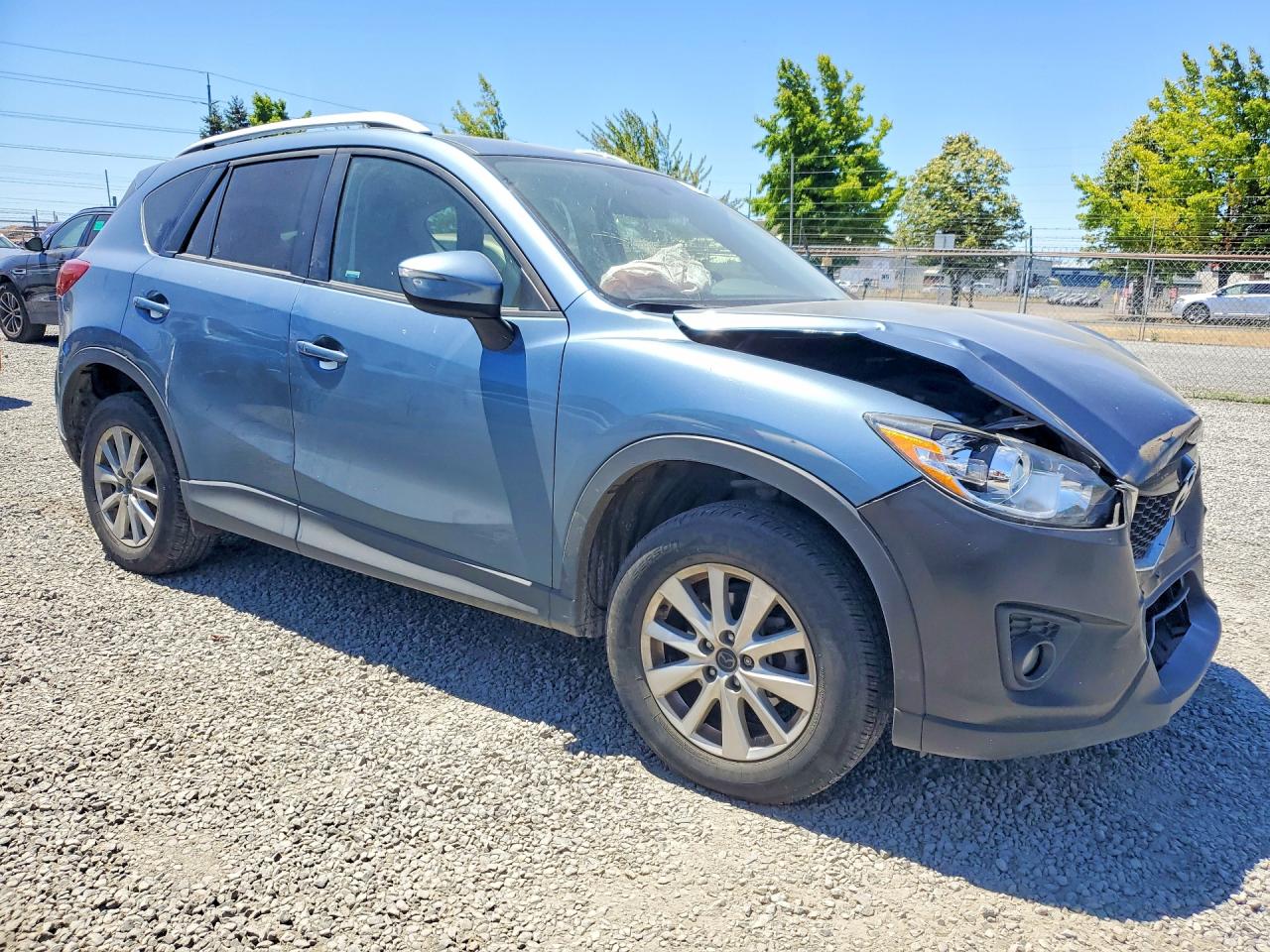 2015 Mazda Cx-5 Touring Blue vin: JM3KE4CY0F0513137