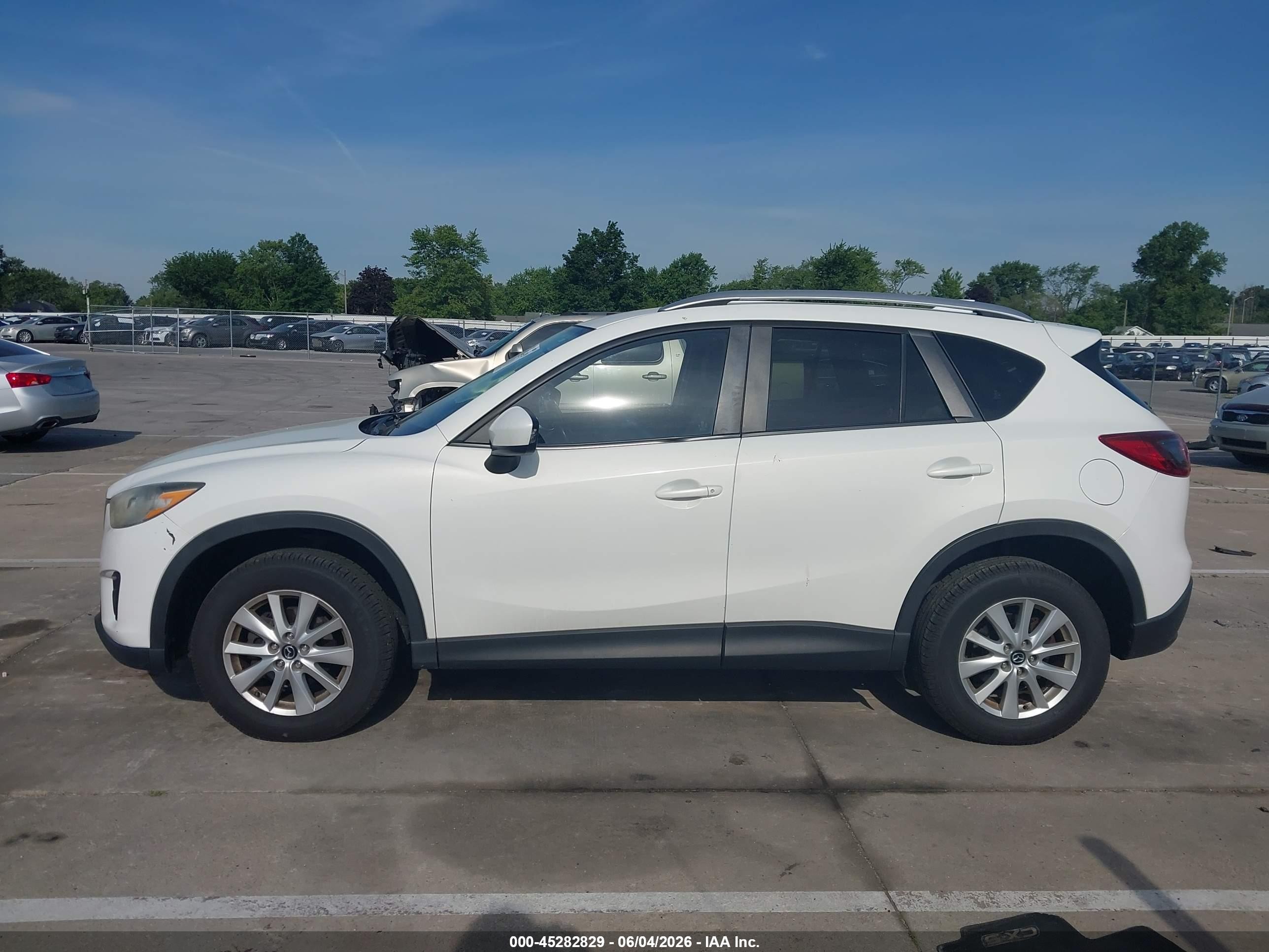 2014 Mazda Cx-5 Touring White vin: JM3KE4CY1E0314824