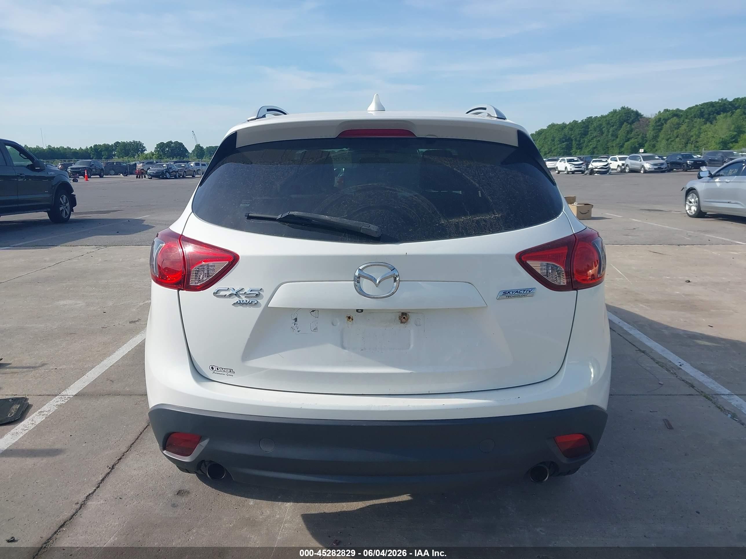 2014 Mazda Cx-5 Touring White vin: JM3KE4CY1E0314824