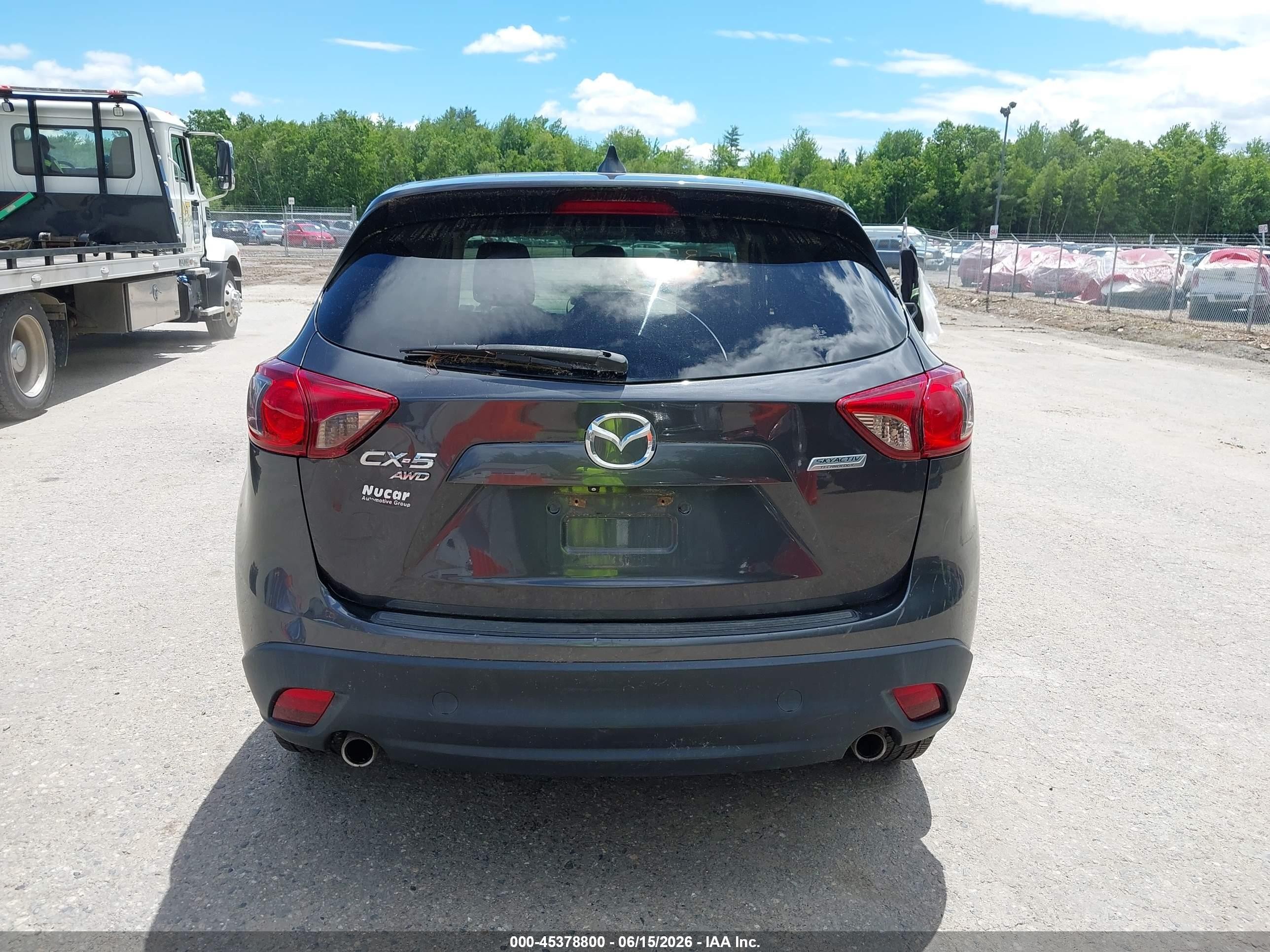 2014 Mazda Cx-5 Touring Gray vin: JM3KE4CY1E0365577