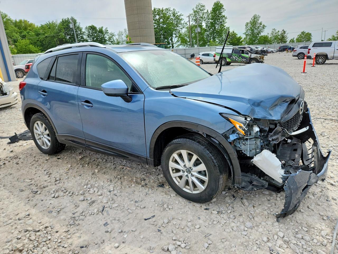 2014 Mazda Cx-5 Touring Blue vin: JM3KE4CY1E0403678