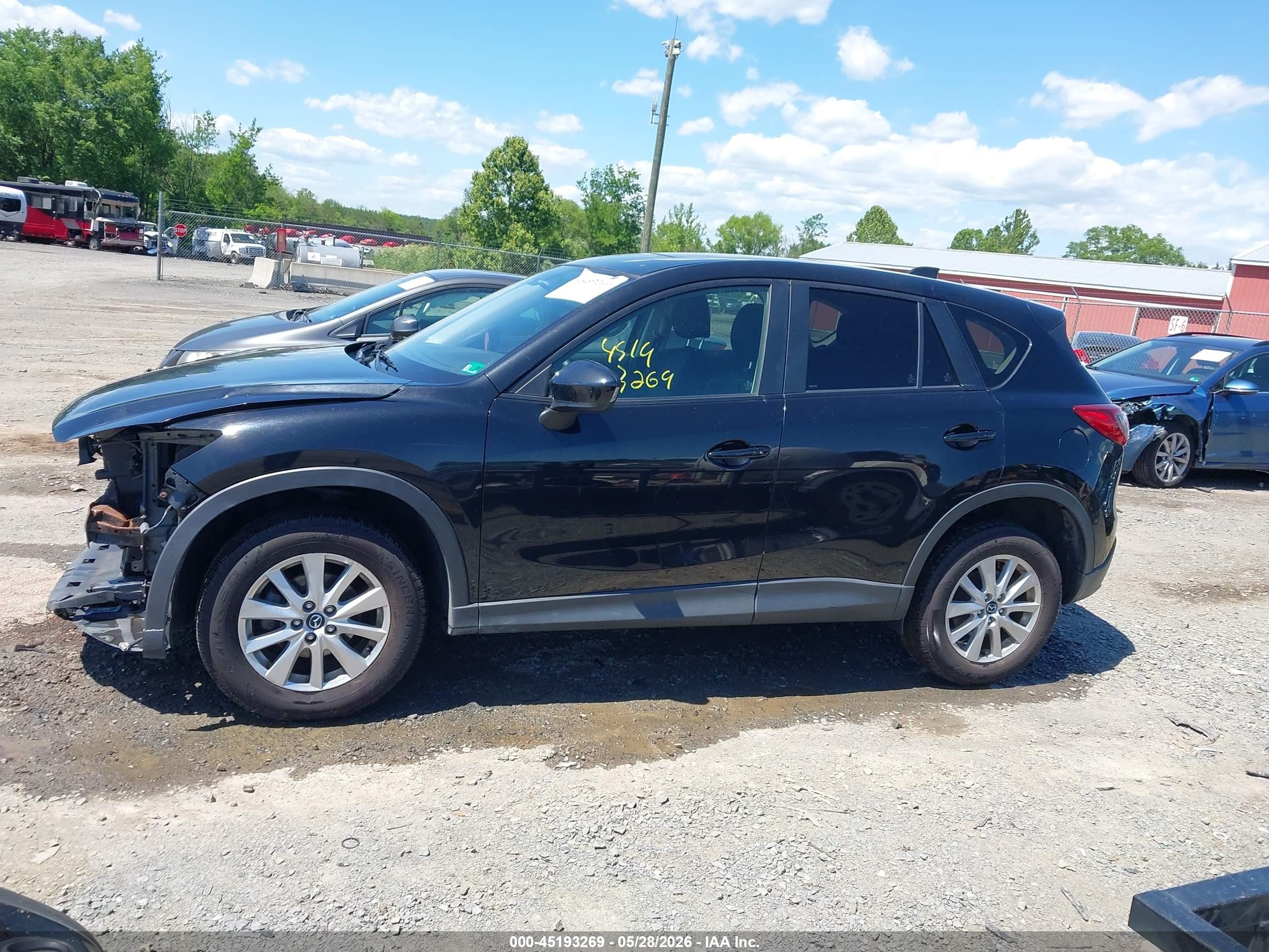 2015 Mazda Cx-5 Touring Черный vin: JM3KE4CY1F0434897
