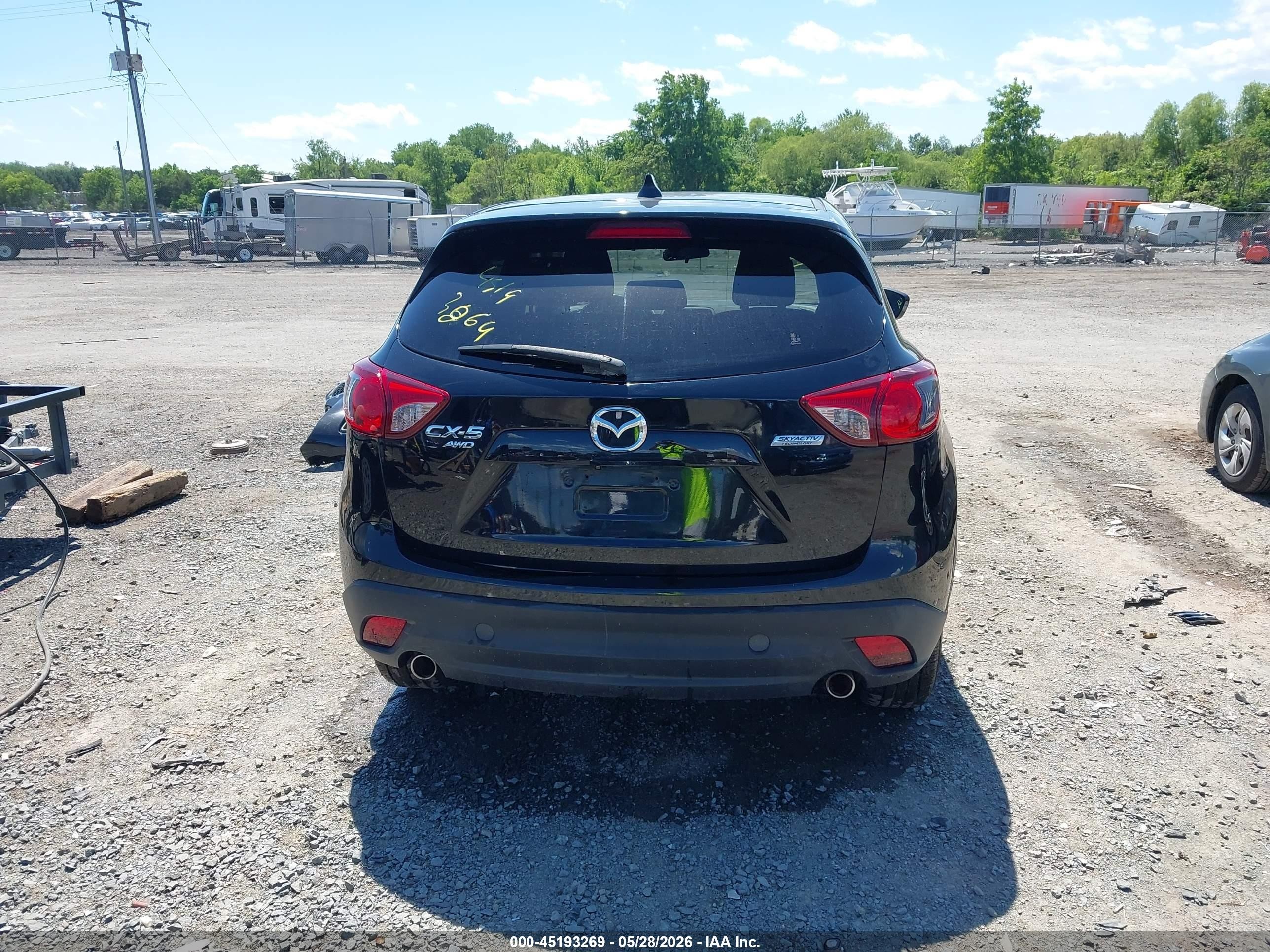 2015 Mazda Cx-5 Touring Черный vin: JM3KE4CY1F0434897